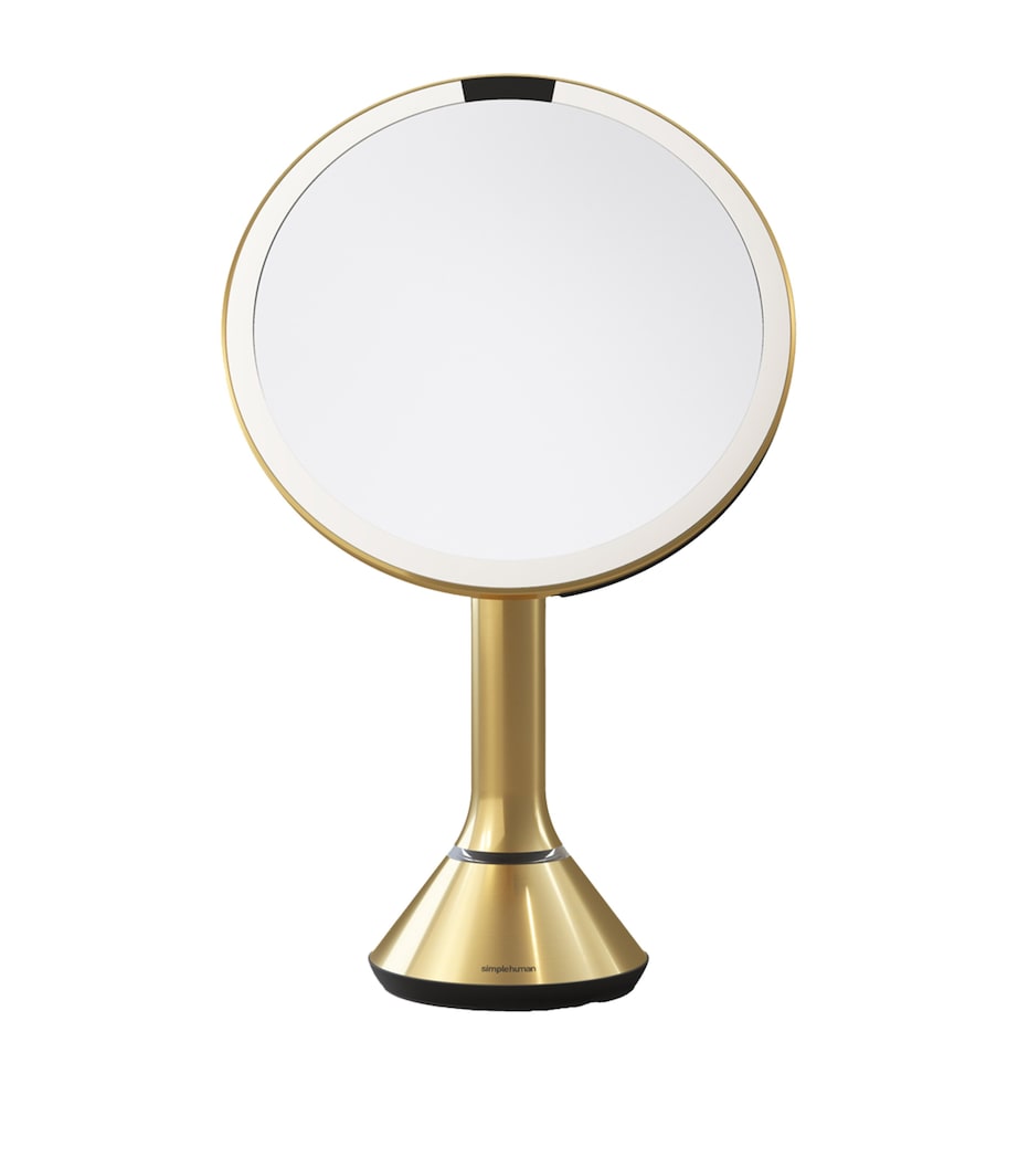 Simplehuman Round Sensor Touch Mirror Brass Stn Steel Image 1