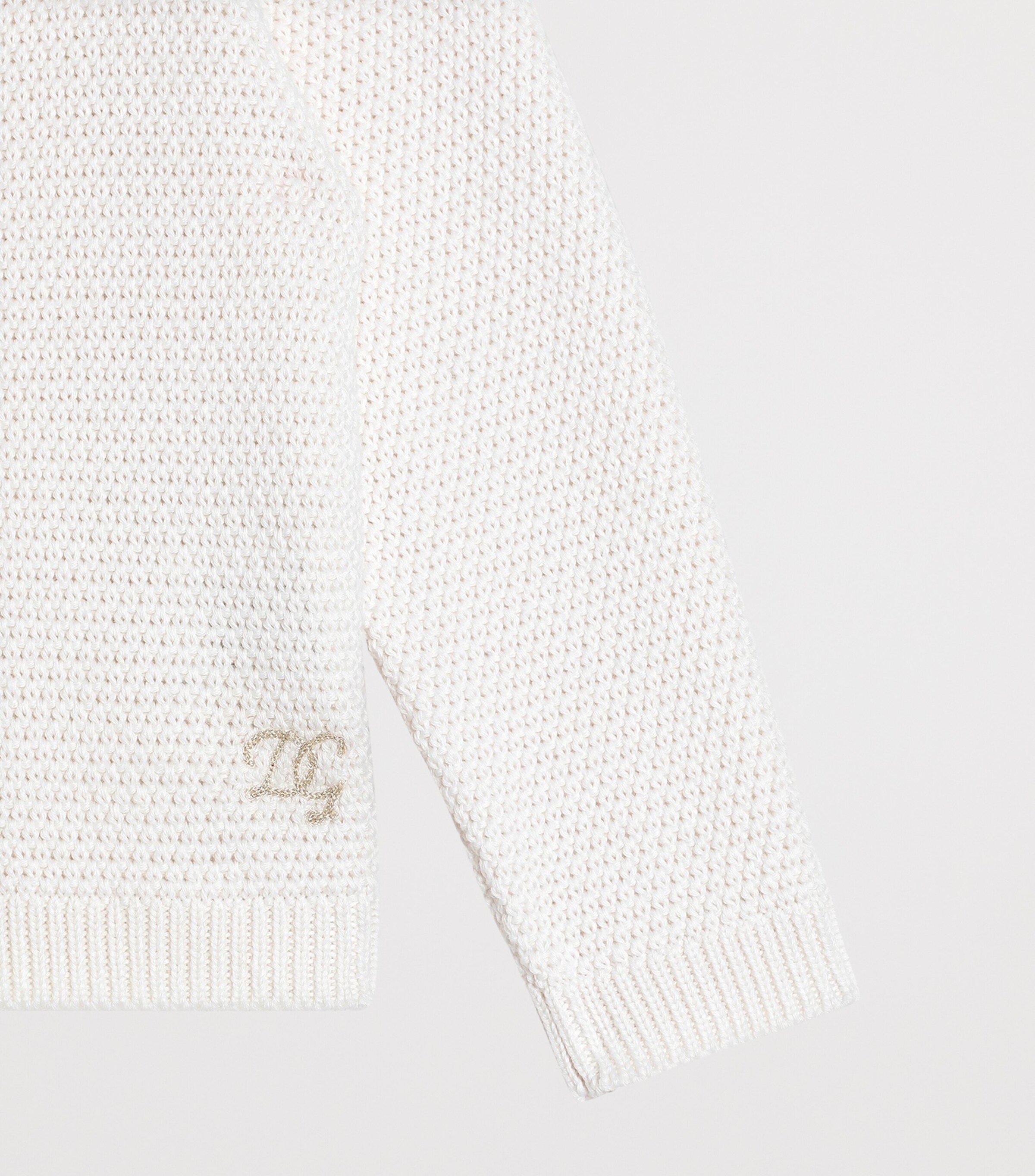 Dolce&Gabbana Kids Cotton-Cashmere Cardigan (3-30 Months) Natural White Image 3