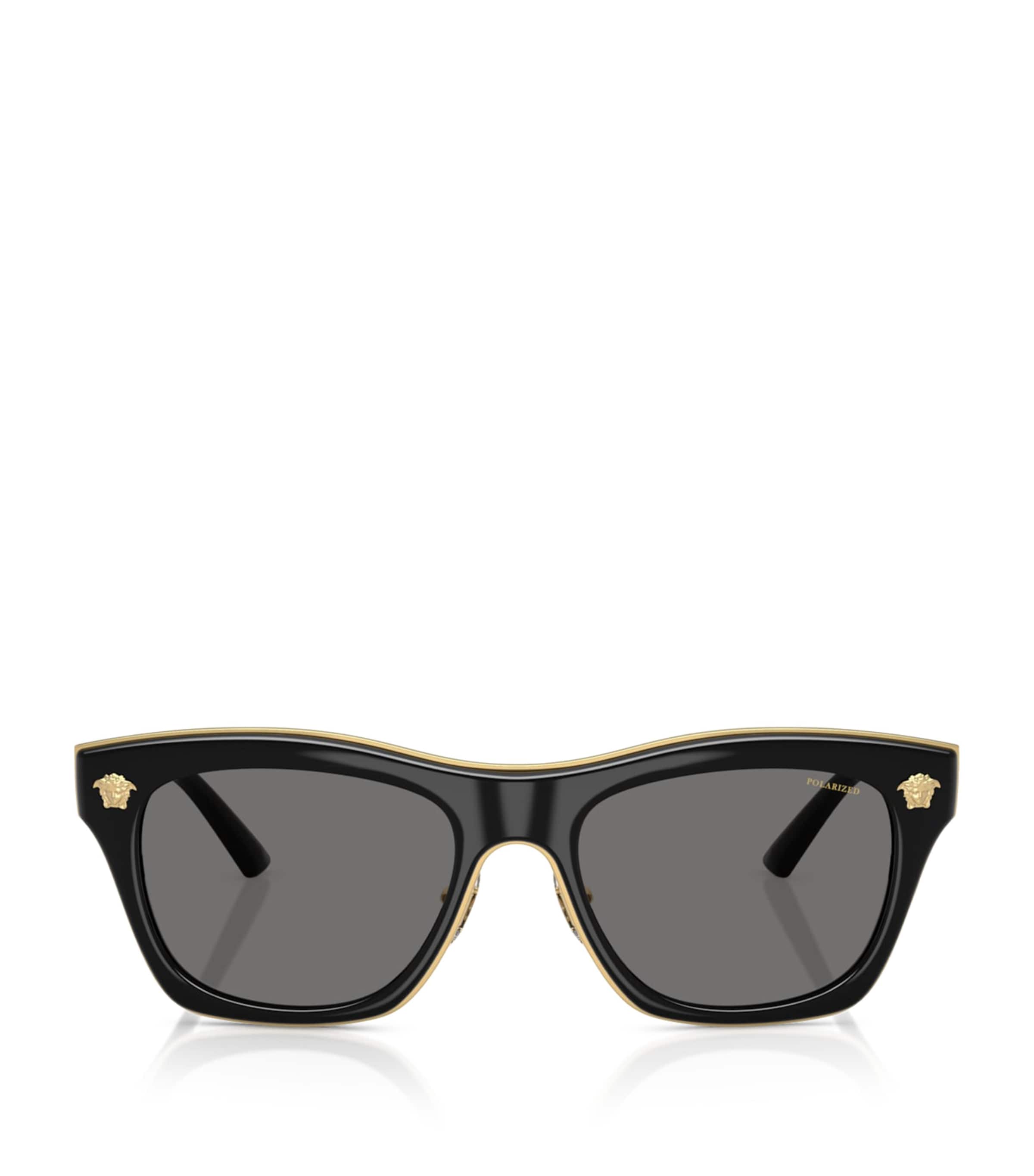Versace Square Medusa Sunglasses Black Image 1