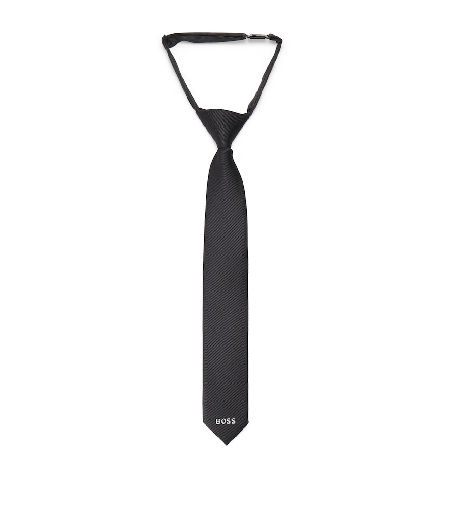 Logo Tie 09B BLACK Image 1