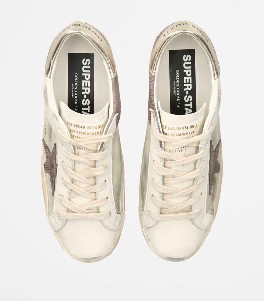 Golden Goose Suede Super Star Low-Top Sneakers White/oth Image 4