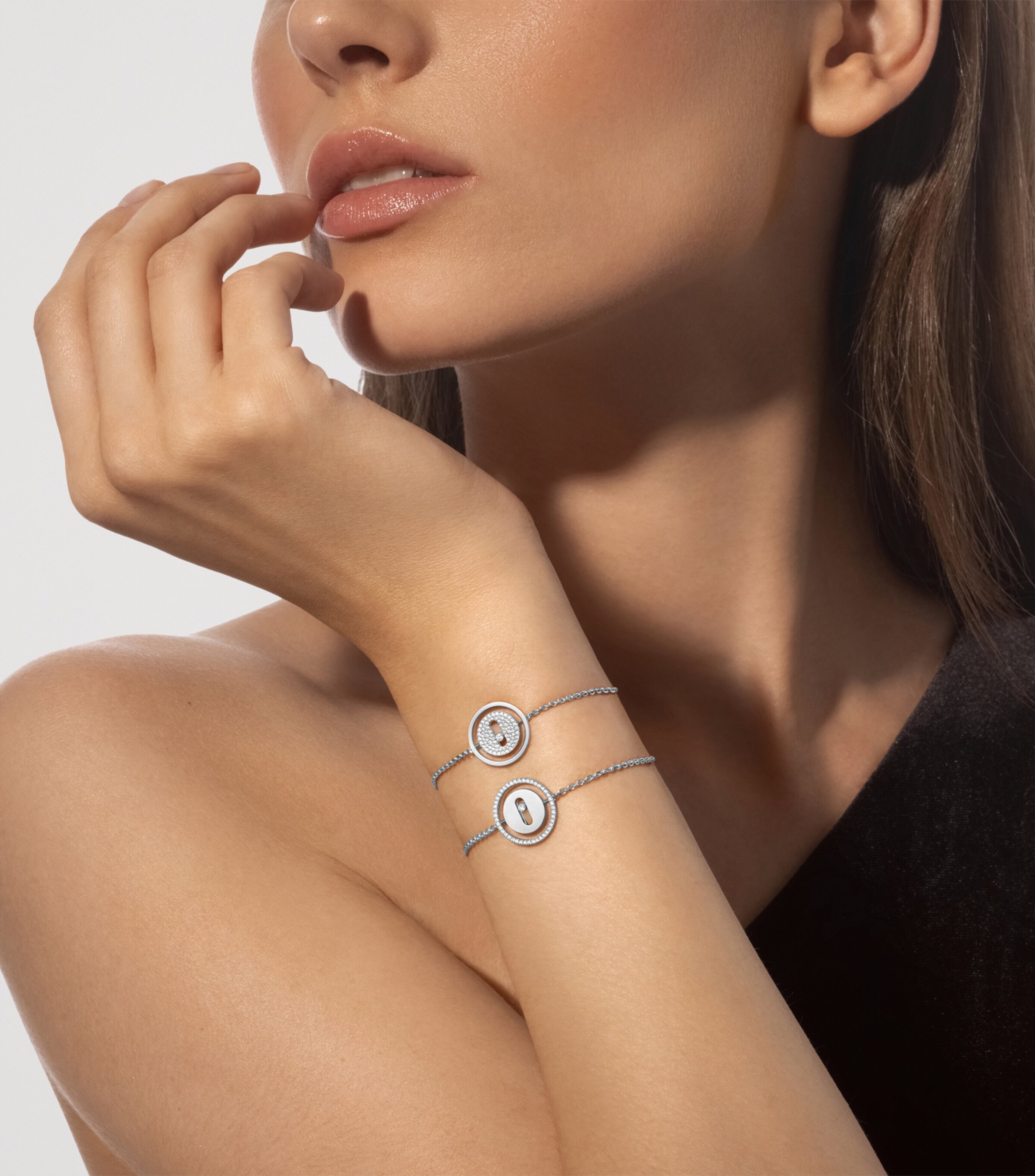 Messika Lucky Move White Gold and Diamond Bracelet (0.17ct) White Gold Image 2
