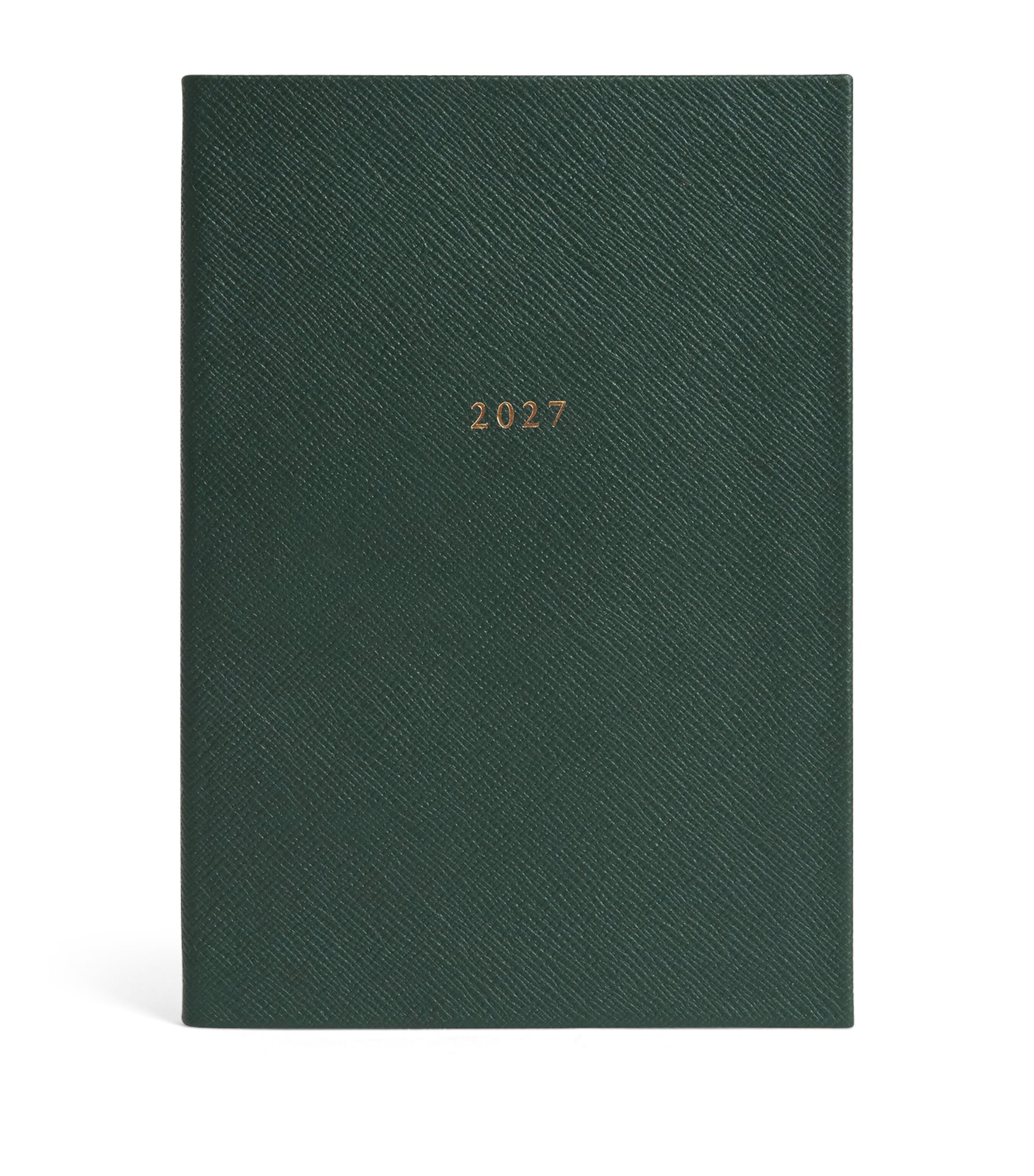 Harrods Leather A5 2027 Diary Green Image 1