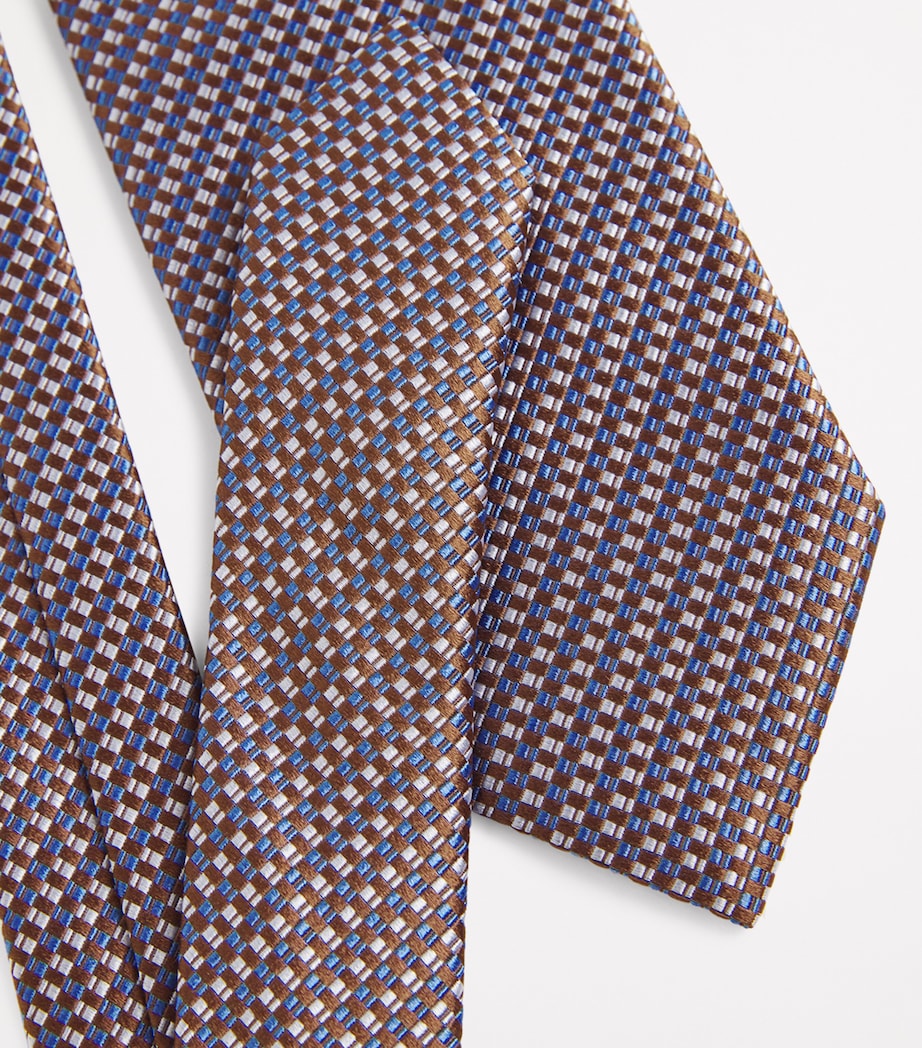 Eton Silk Jacquard Tie Image 3