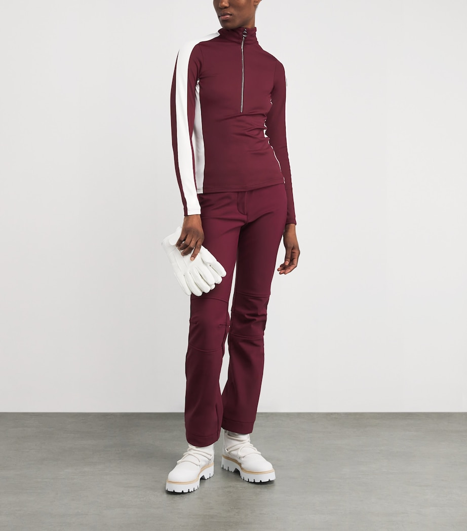 Powerstretch Half-Zip Thermal T-Shirt 2026ACAJOU/NEIGE Image 2