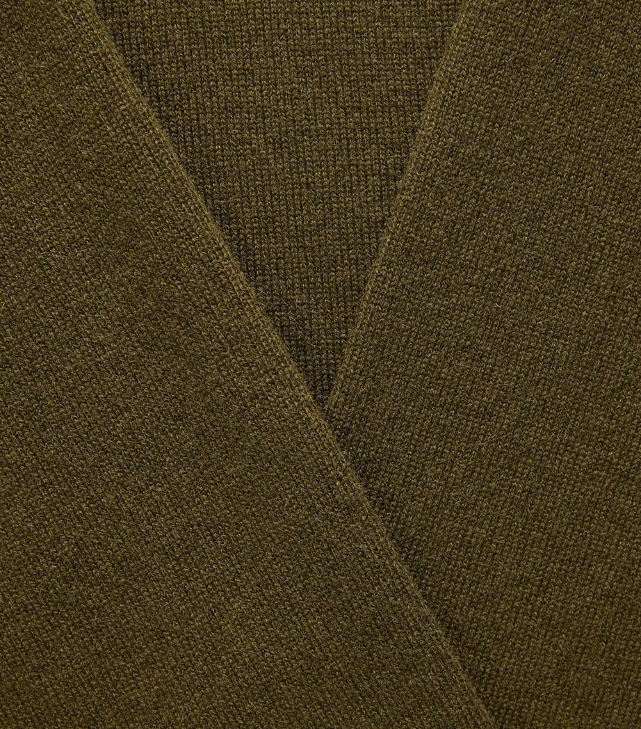 Eskandar Womens Cashmere Rollneck Sweater Lodenbronz Image 6