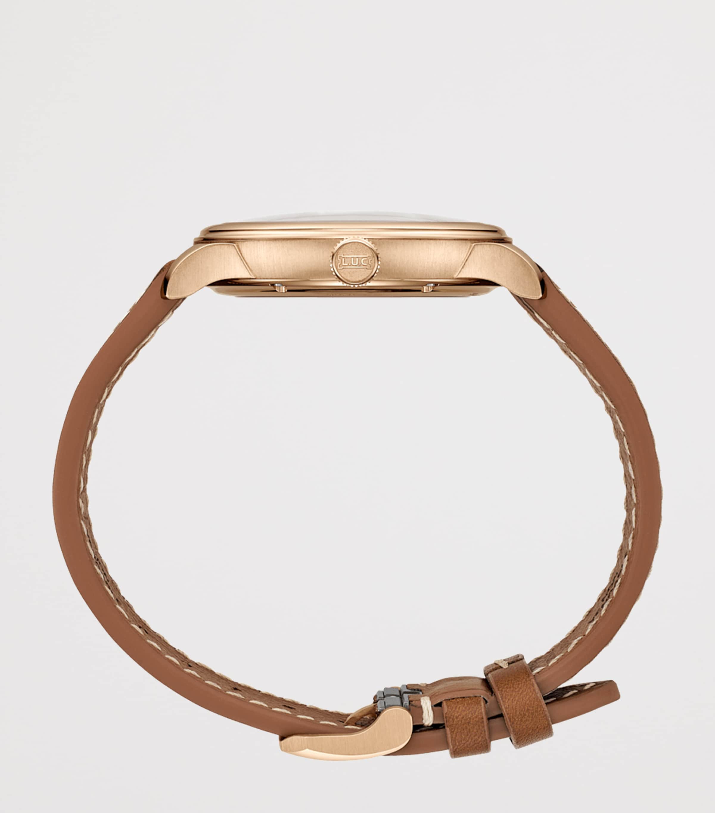 Rose Gold L.U.C Quattro Mark IV Watch 39mm 18K ROSE GOLD Image 4