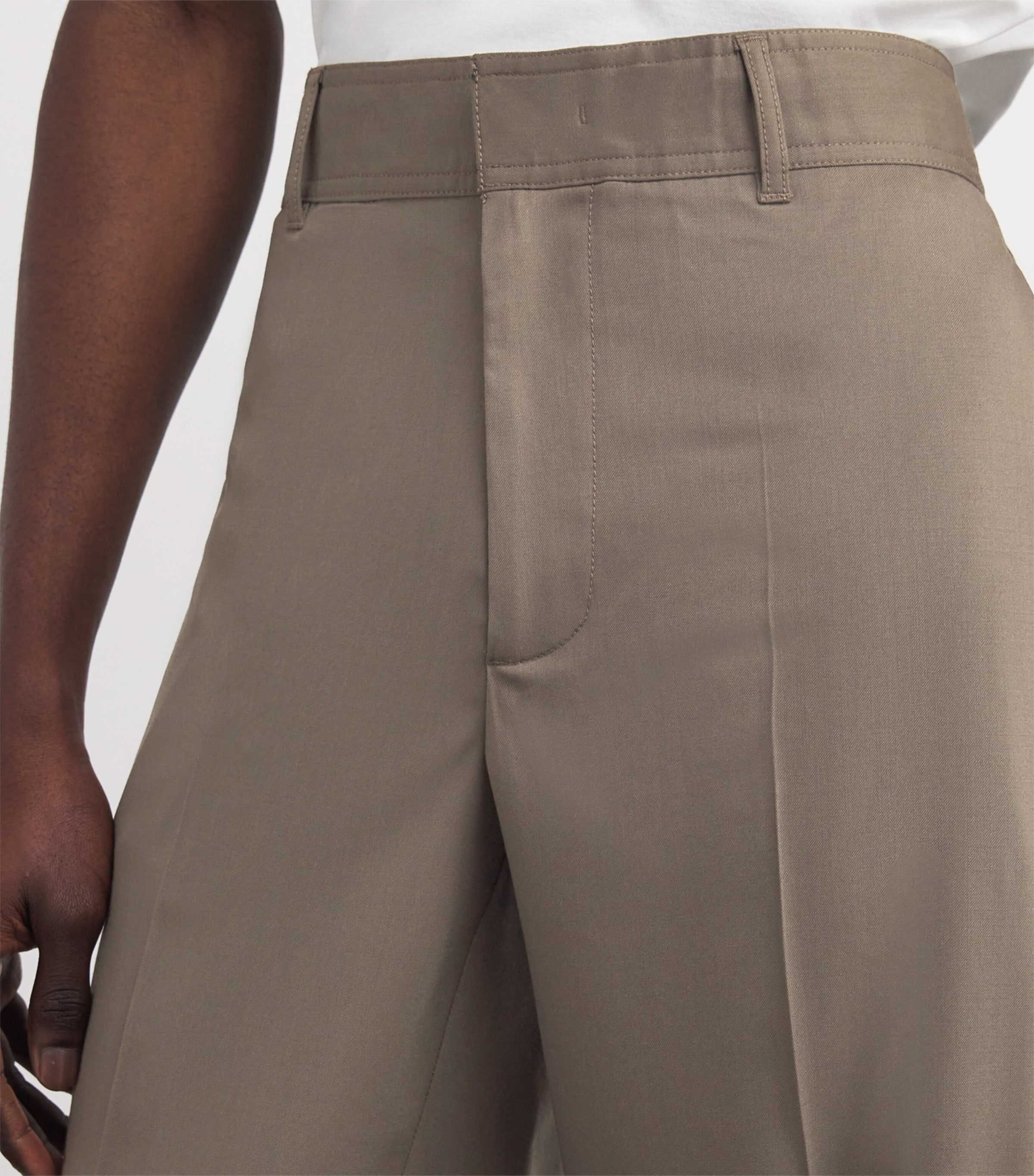 Stretch-Virgin Wool Trousers U6189 Image 6