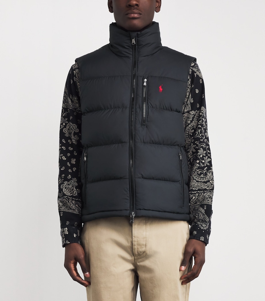 Down-Filled Gorham Gilet BLACK Image 3