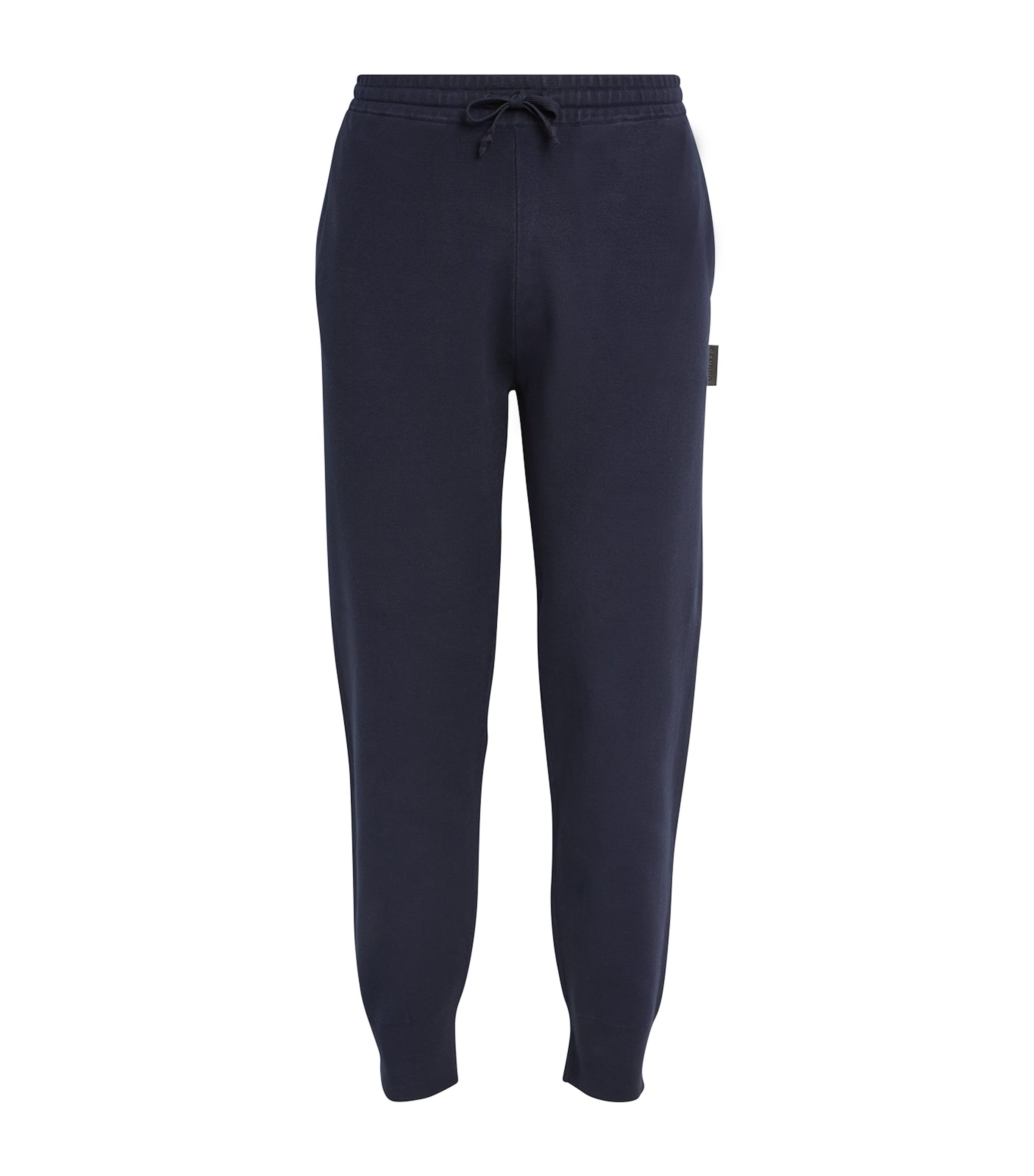 Shop Sandro Patch-detail Sweatpants In Blue