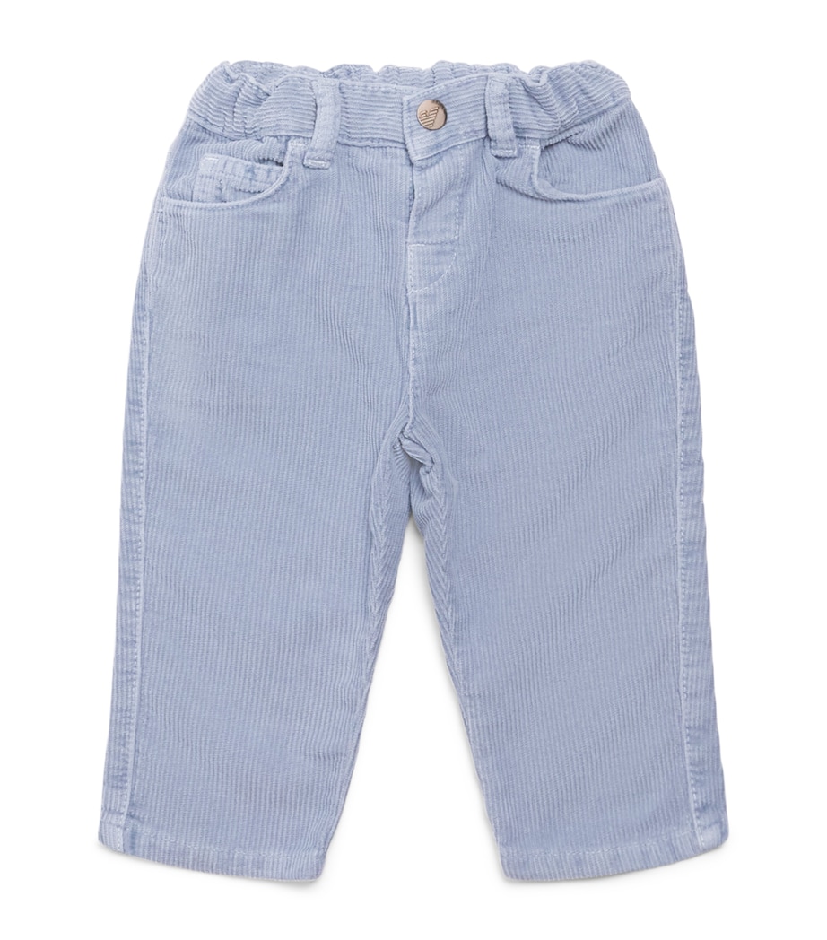 Emporio Armani Kids Corduroy Trousers (3-36 Months) Troposphere Image 1