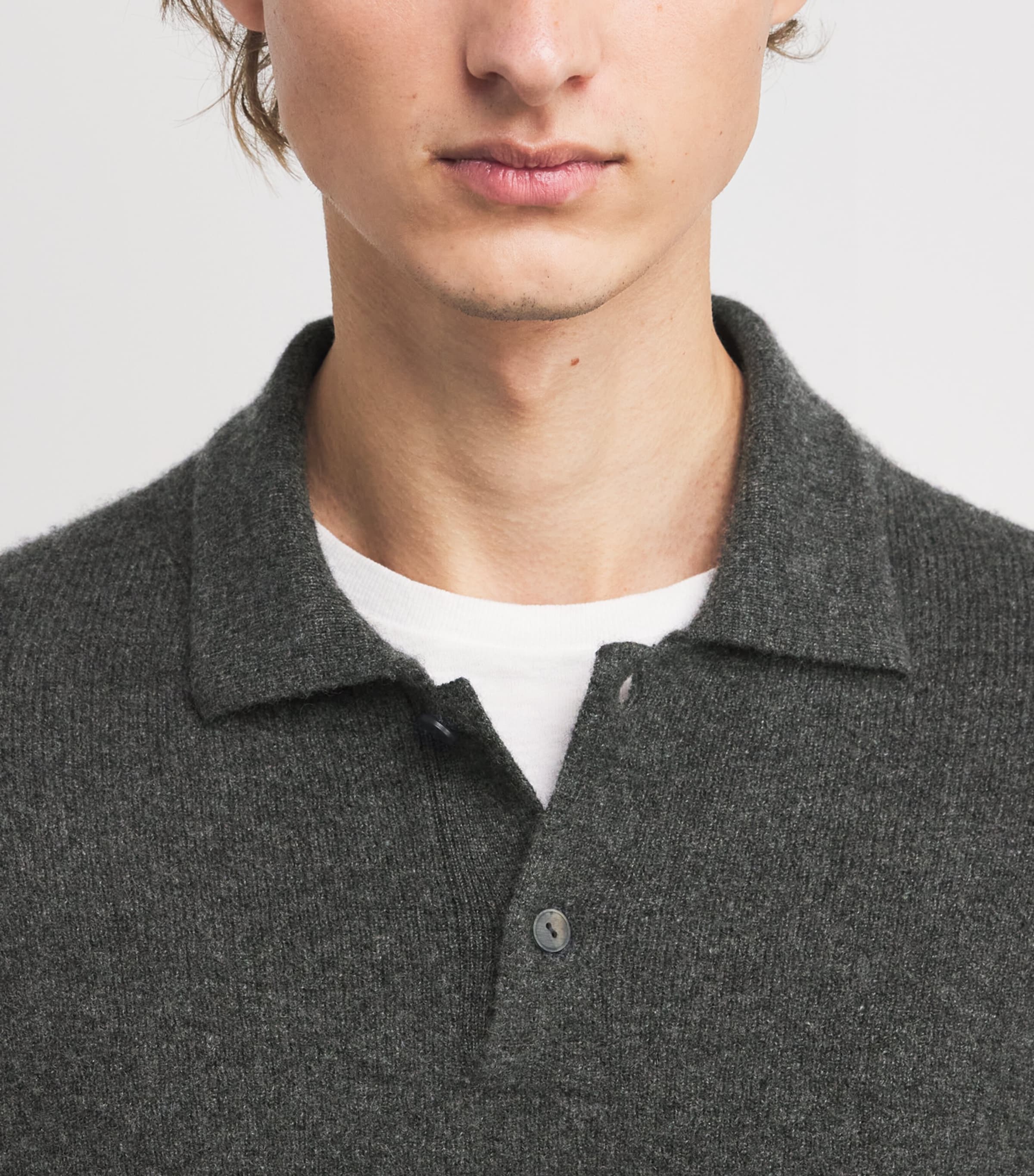 Tiger Cashmere Sweater MEDIUM GREY MELANGE Image 5