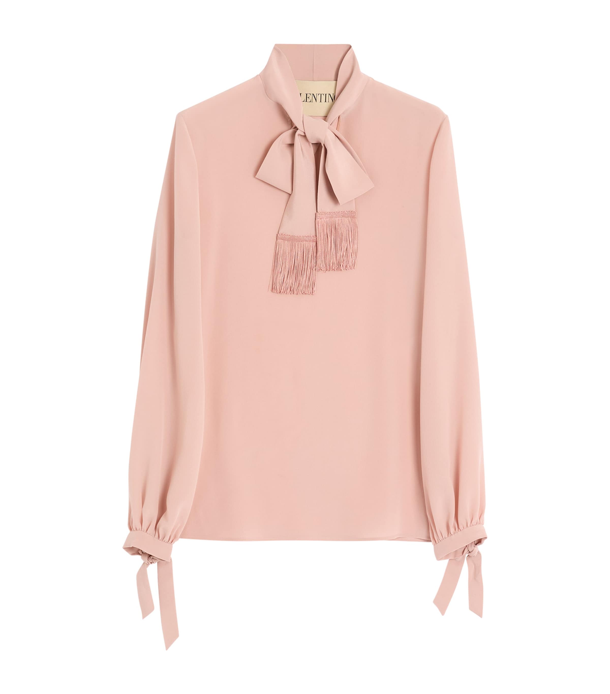 Silk Fringed Blouse 0LZ Image 1