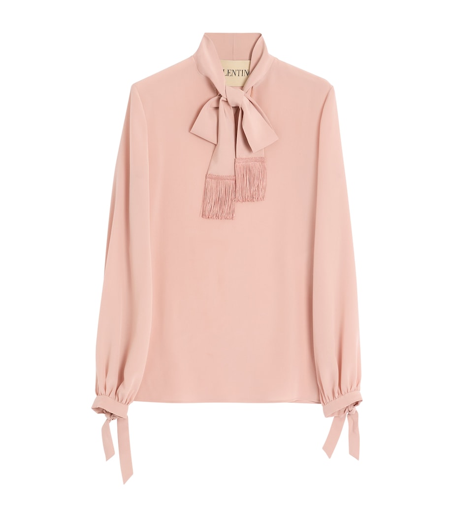 Silk Fringed Blouse 0LZ Image 1