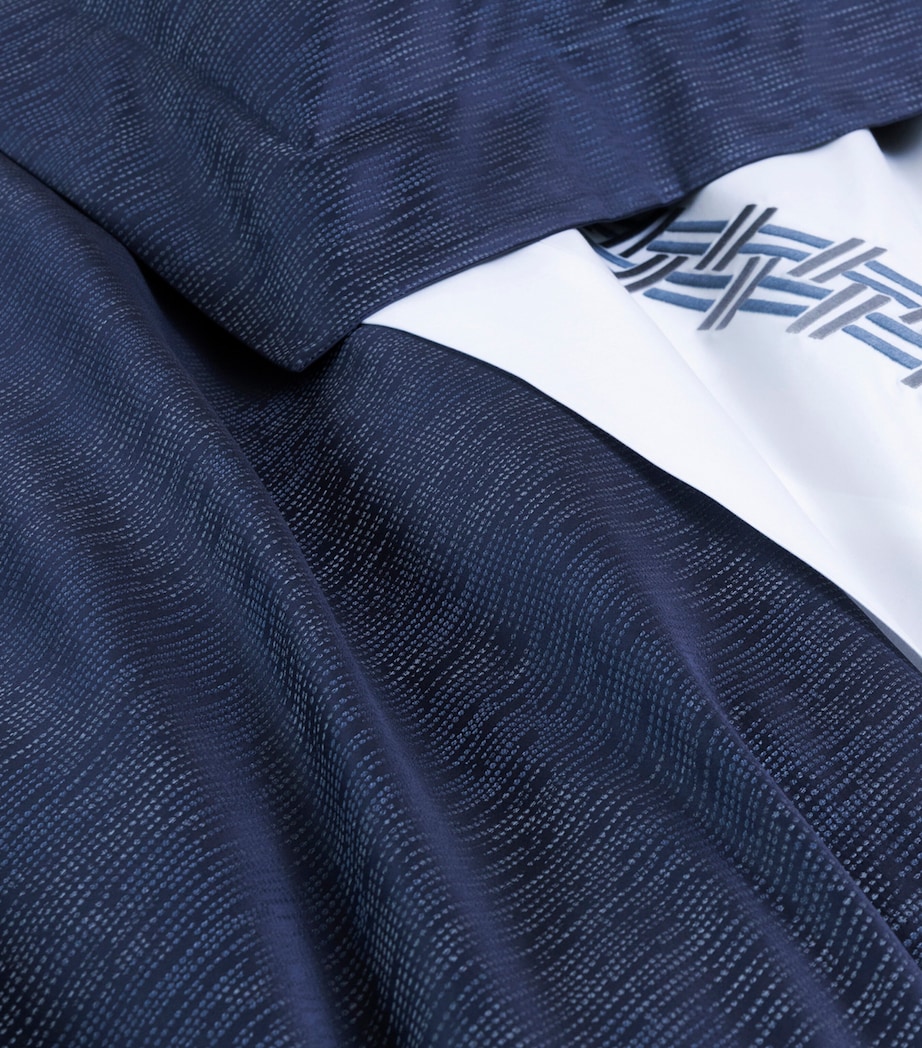 Rays Super King Duvet Cover (260cm x 240cm) 8E23 - STEEL BLUE/GR Image 4