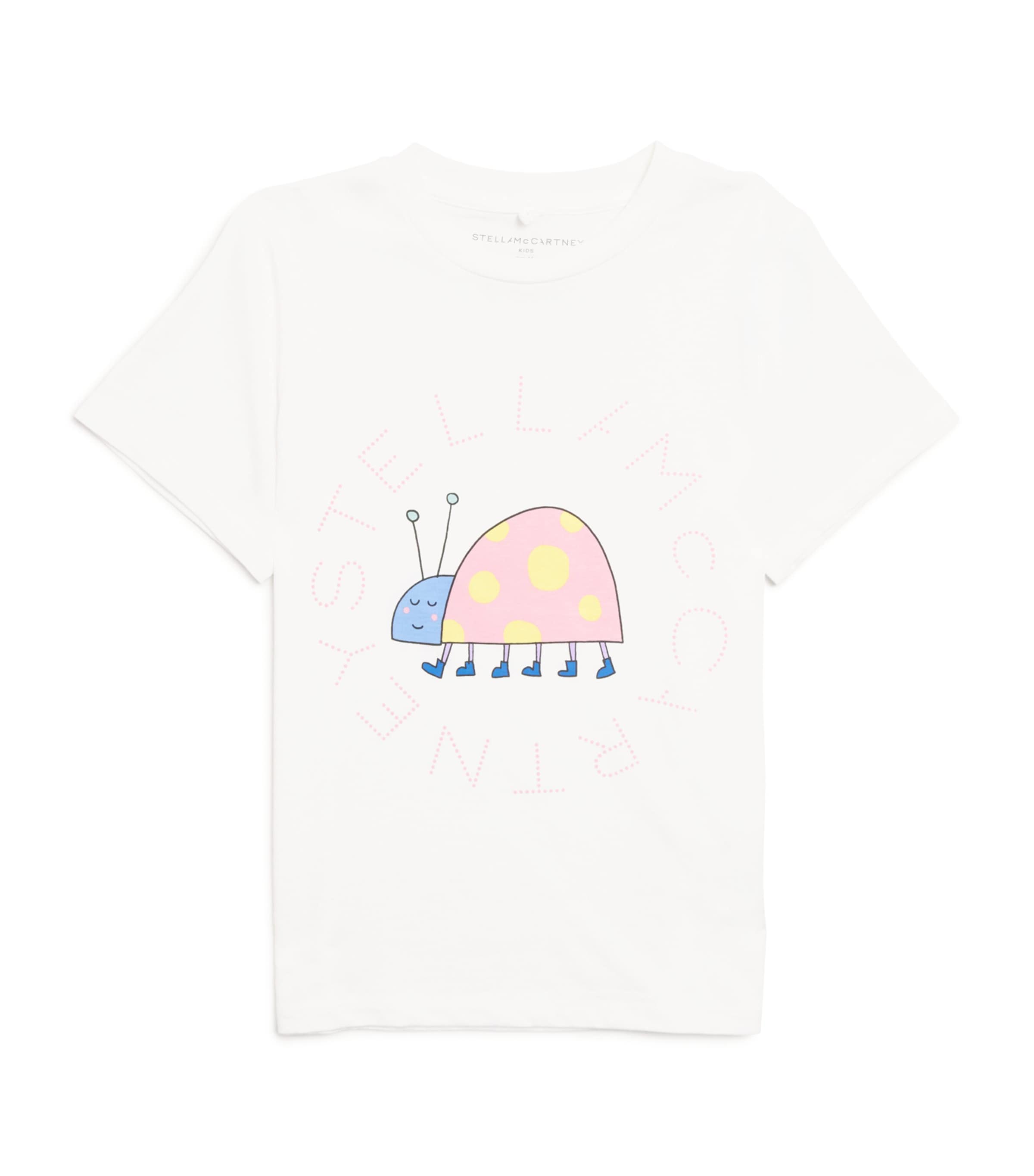 Stella McCartney Kids Womens Organic Cotton Ladybird T-Shirt (2-14 Years) Image 1