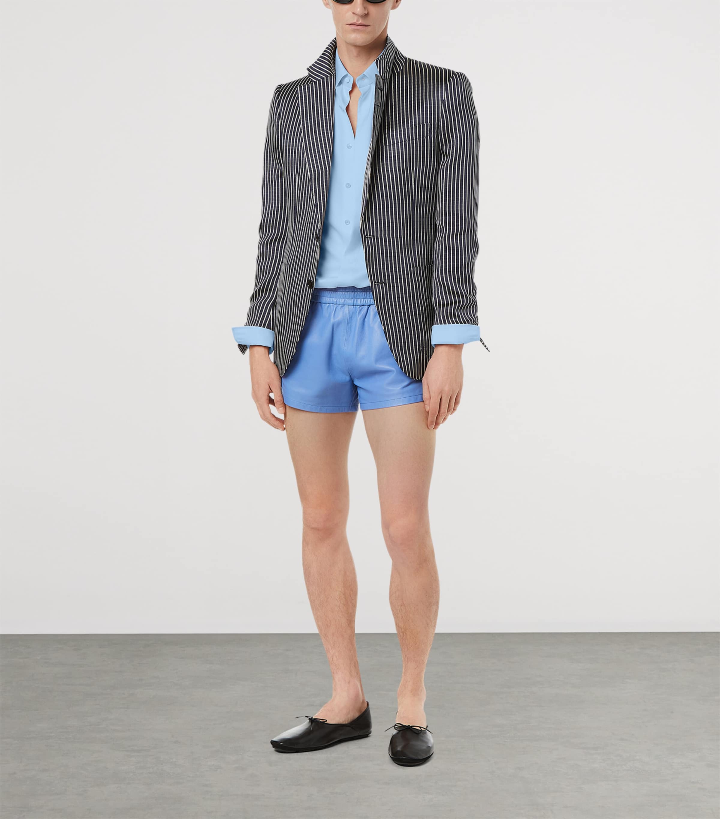 TOM FORD Mens Silk Stripe Single-Breasted Blazer Nnl Image 2