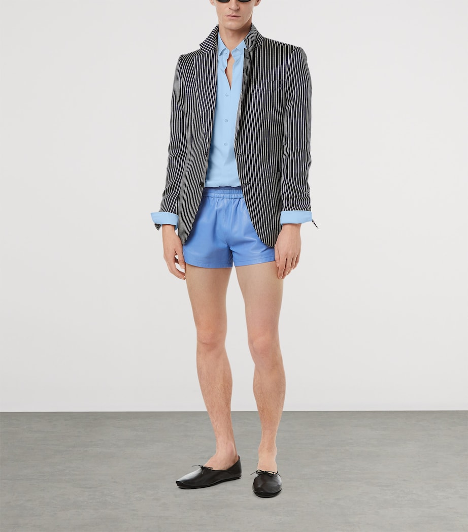 TOM FORD Mens Silk Stripe Single-Breasted Blazer Nnl Image 2