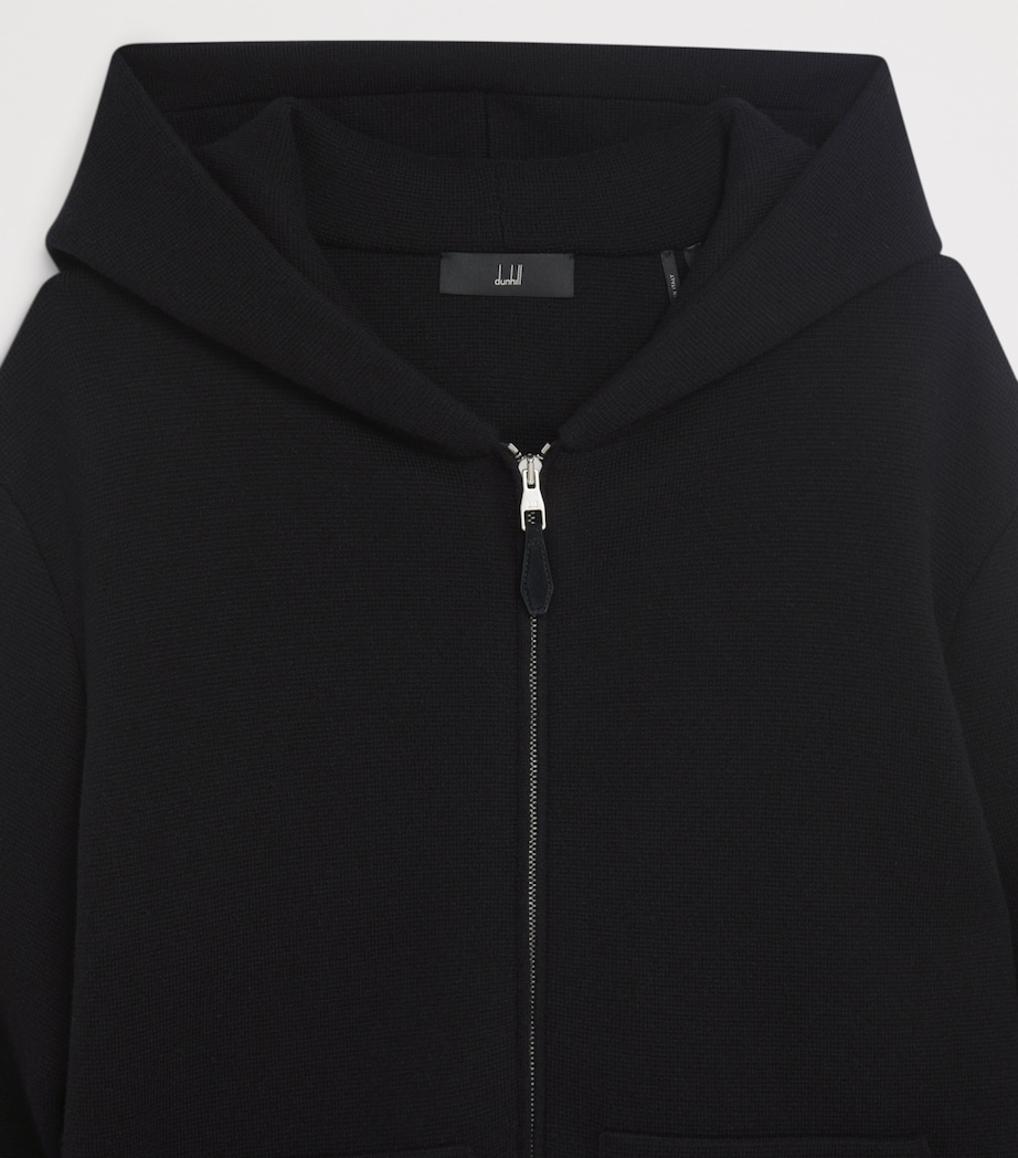 Cotton-Cashmere Zip-Up Hoodie 416HOUSE NAVY Image 6