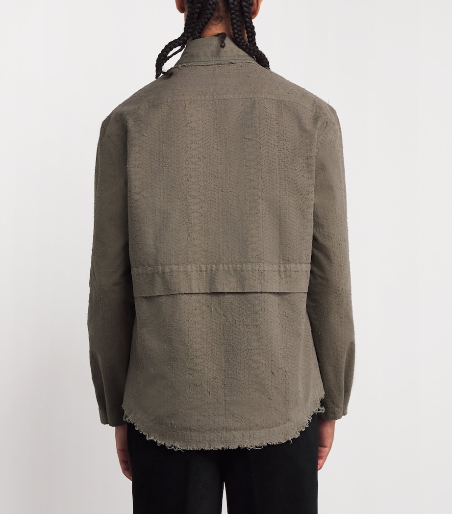 Cotton Towel Ripstop Shirt SAND Image 4