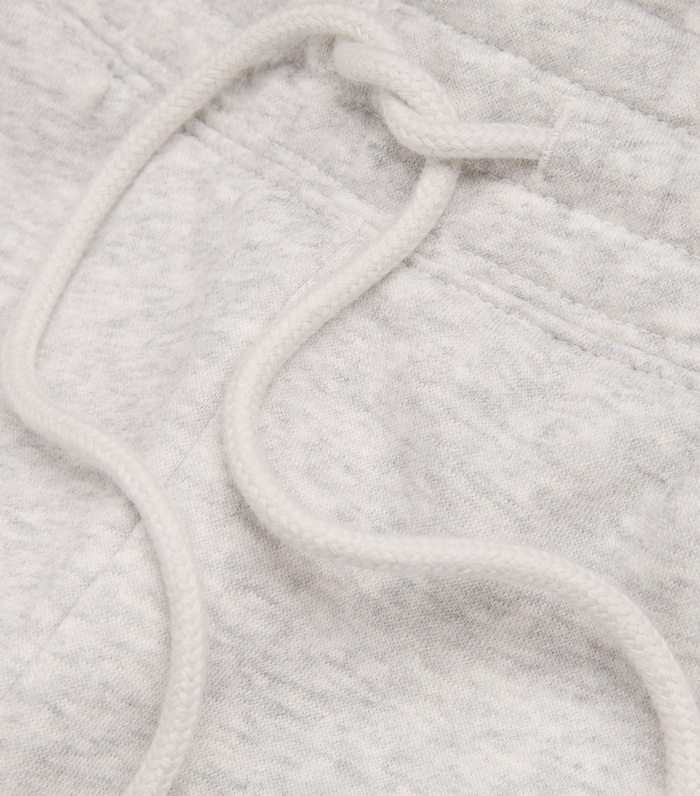 Fleece Relaxed Lounge Shorts LIGHT HEATHER GREY Image 5