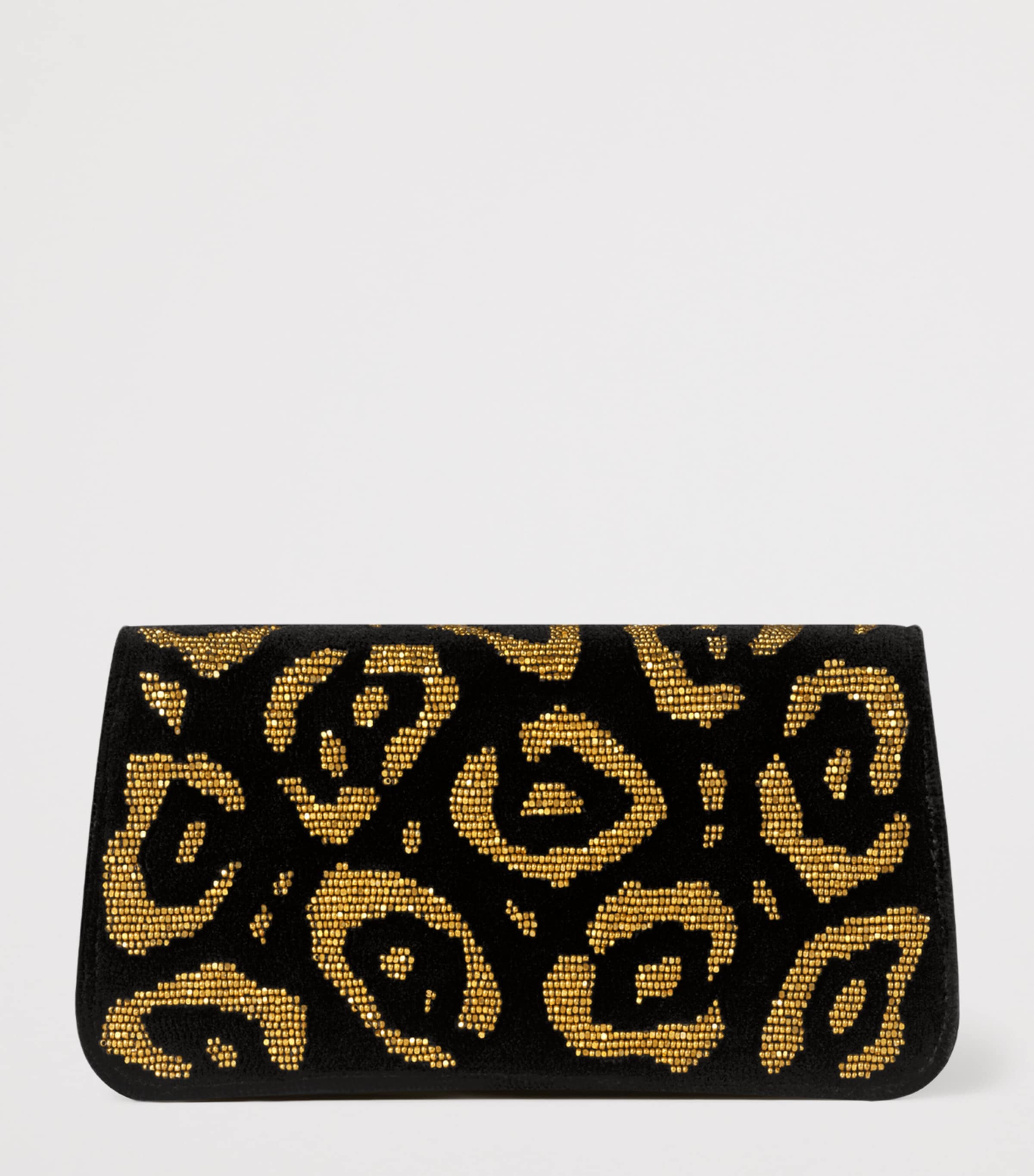 Mini Beaded Panthère de Cartier Shoulder Bag BLACK Image 3