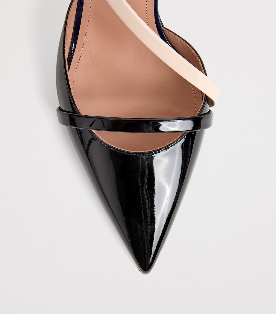 Patent Leather Valeria Slingback Pumps 70 BLACK Image 5