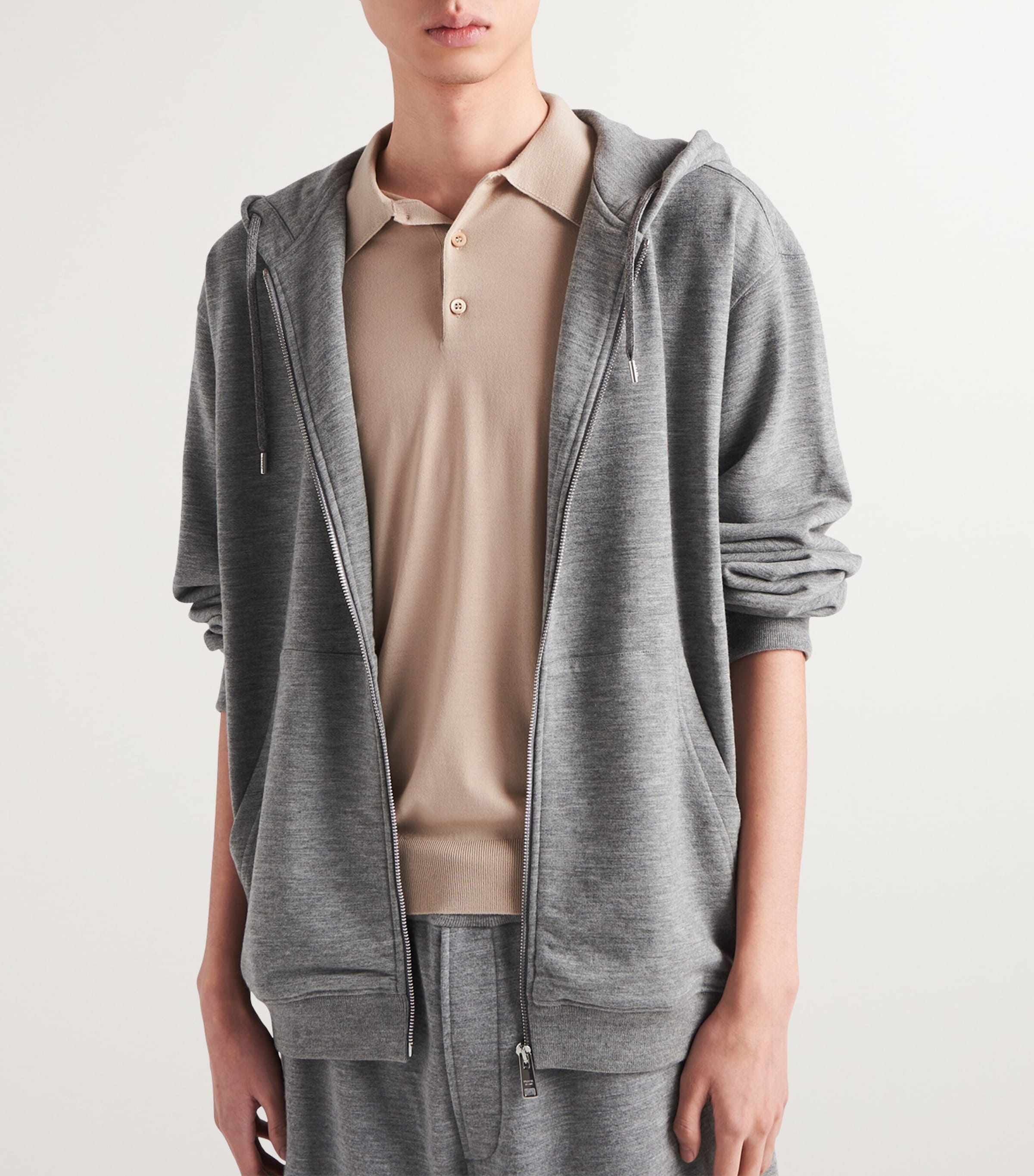 Cashmere-Silk Hoodie F0031 Image 5