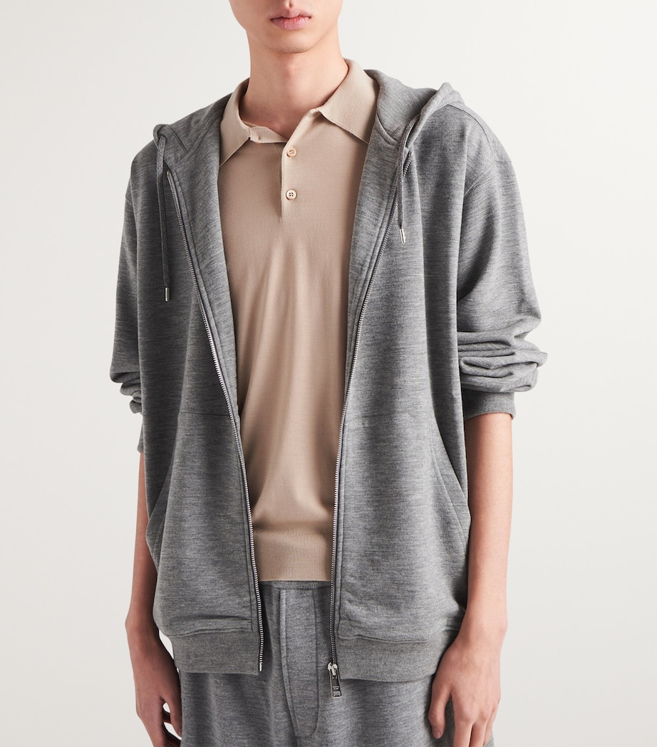 Cashmere-Silk Hoodie F0031 Image 5