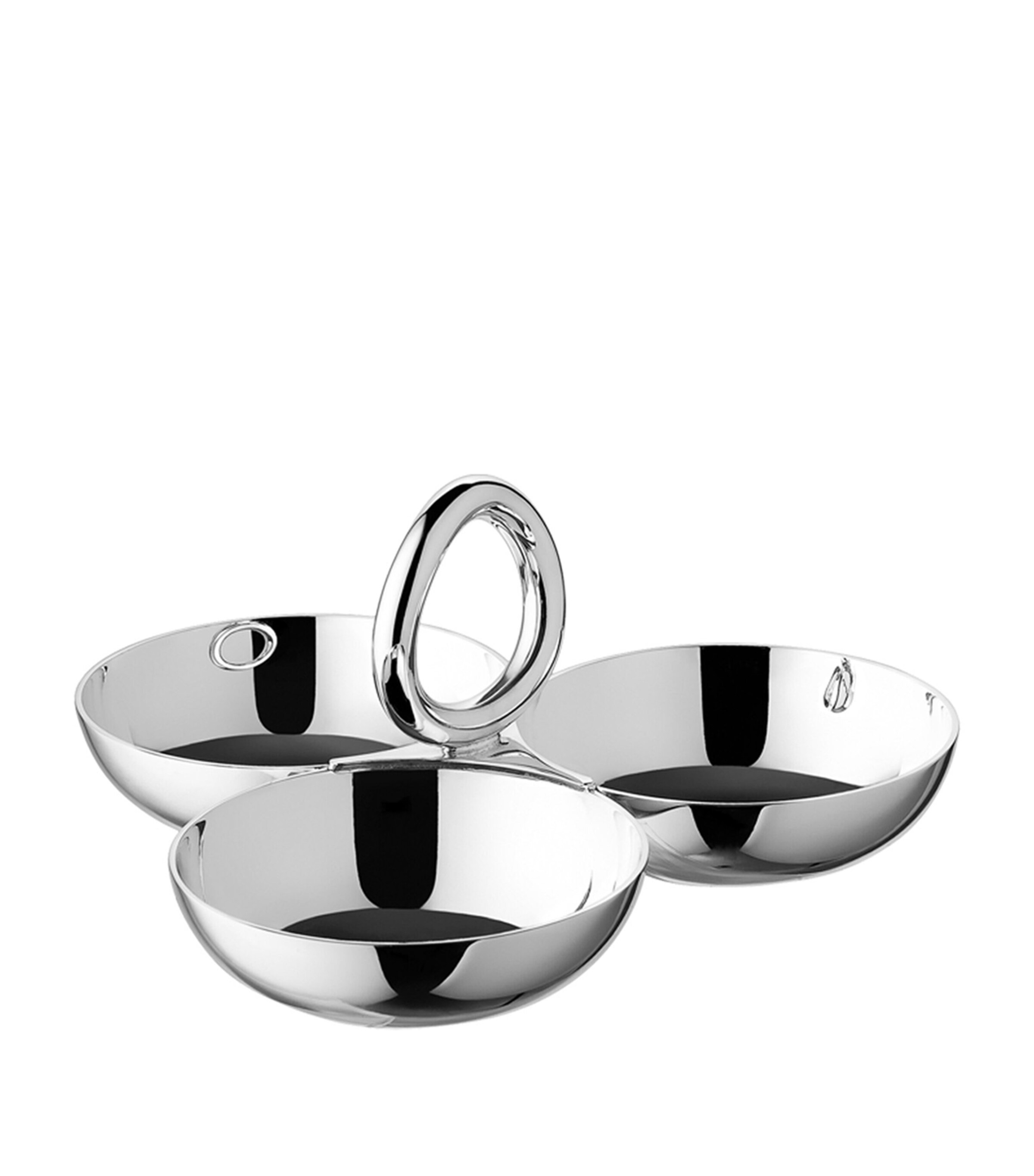 Christofle Vertigo 3-Part Serving Dish Silver Image 1