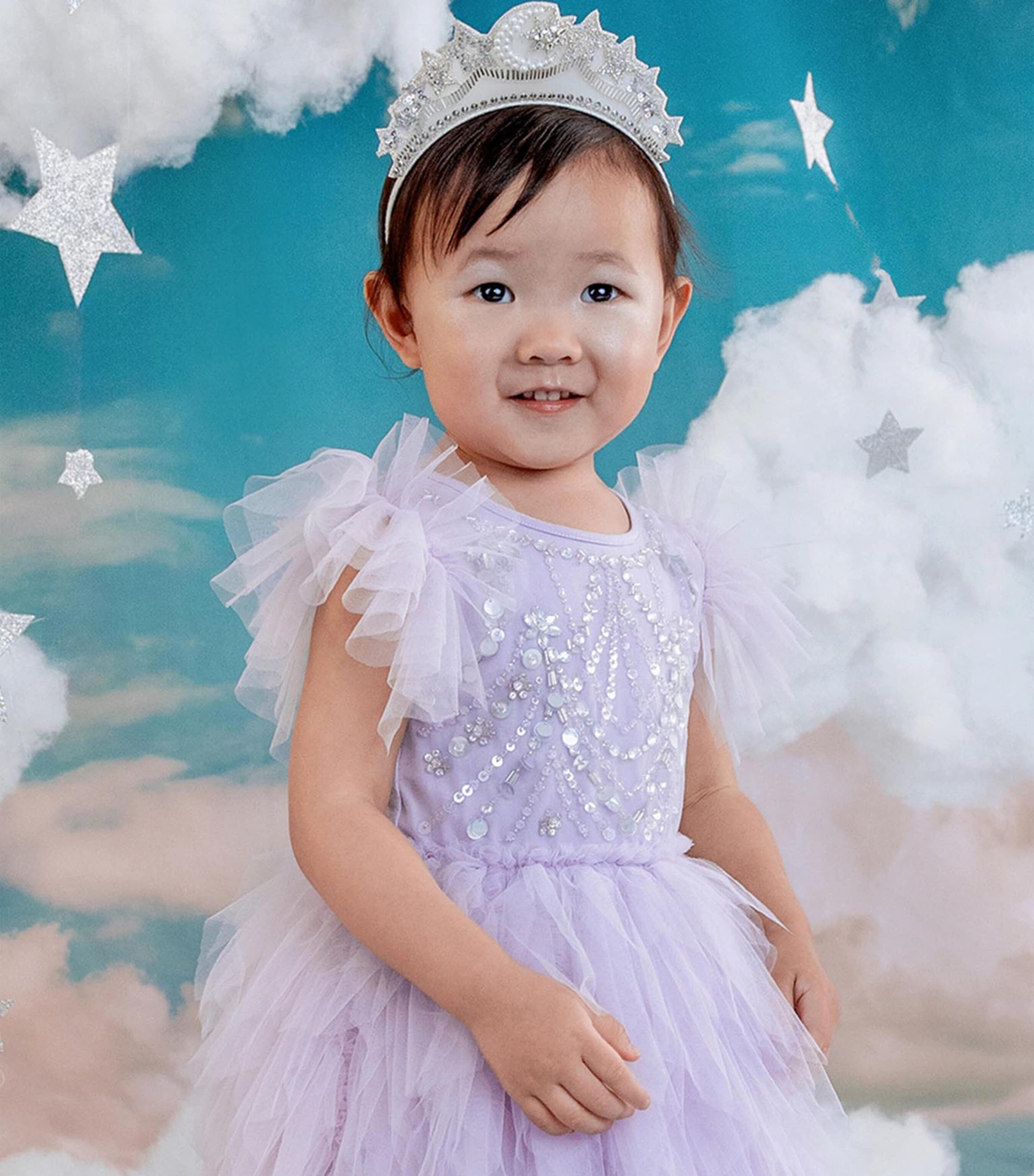 Tulle Hall of Mirrors Dress (0-24 Months) PASTEL LILAC Image 4