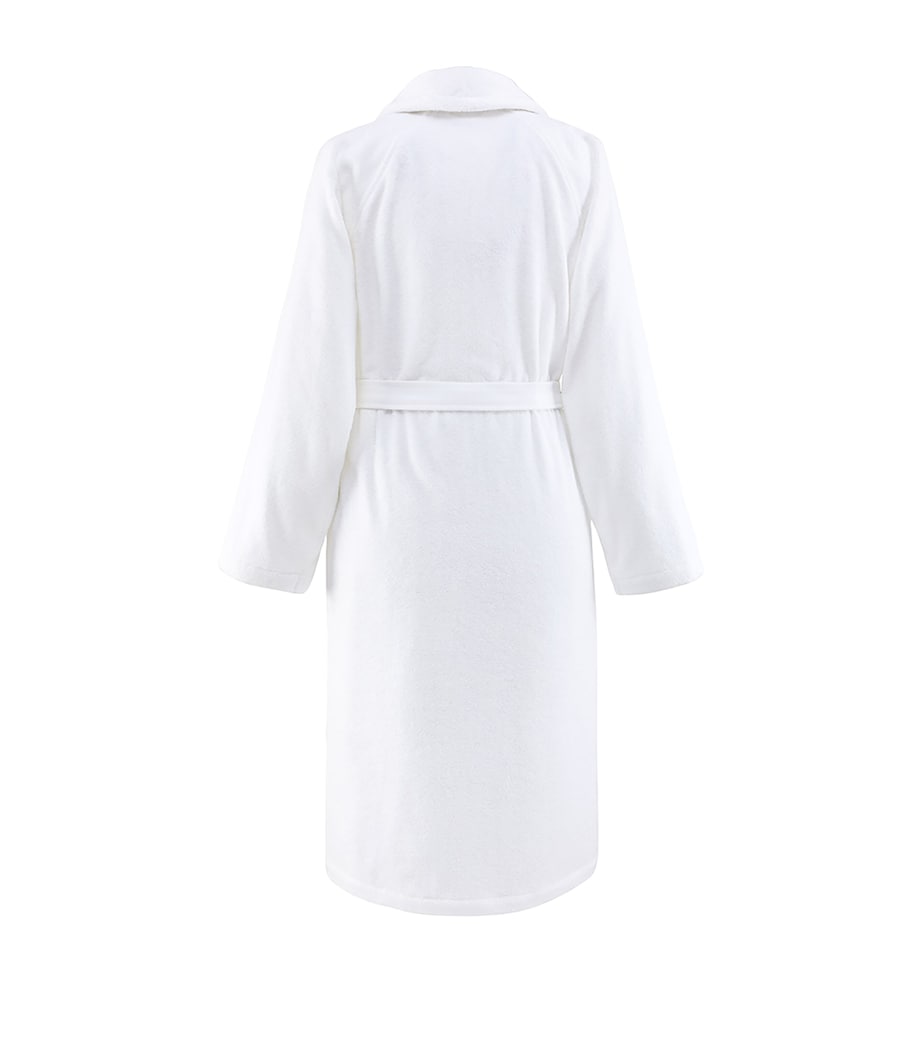 Polo Player Bath Robe WHITE Image 6