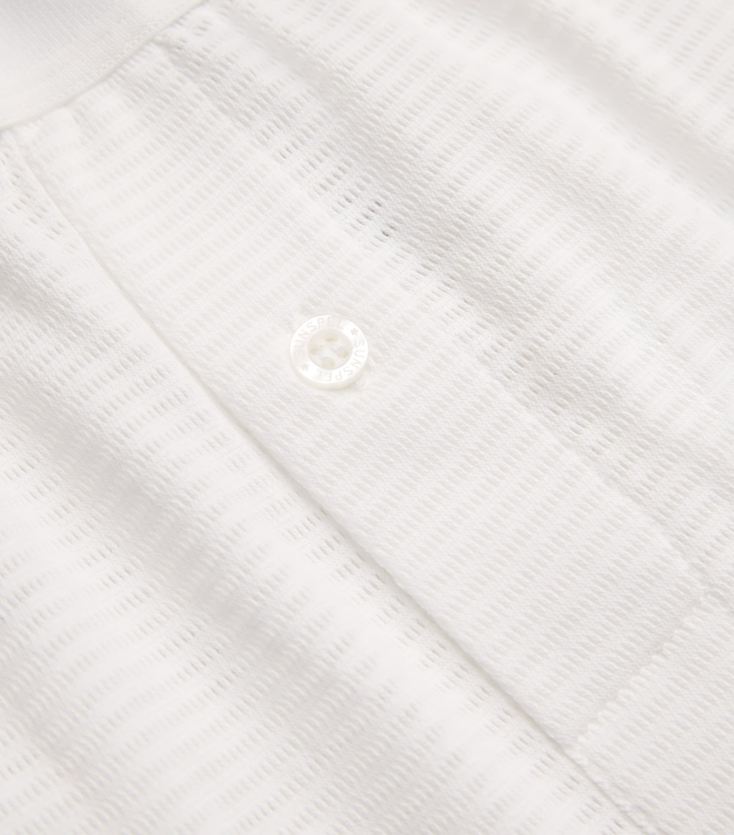 Cotton Mesh Cellular Boxer Shorts WHITE Image 5