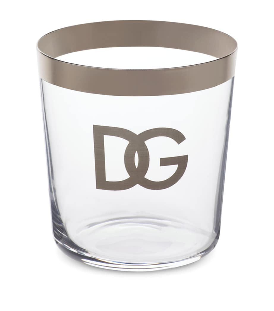Set of 2 DG Logo Glasses U0055 PLATINO/TRASPA Image 2