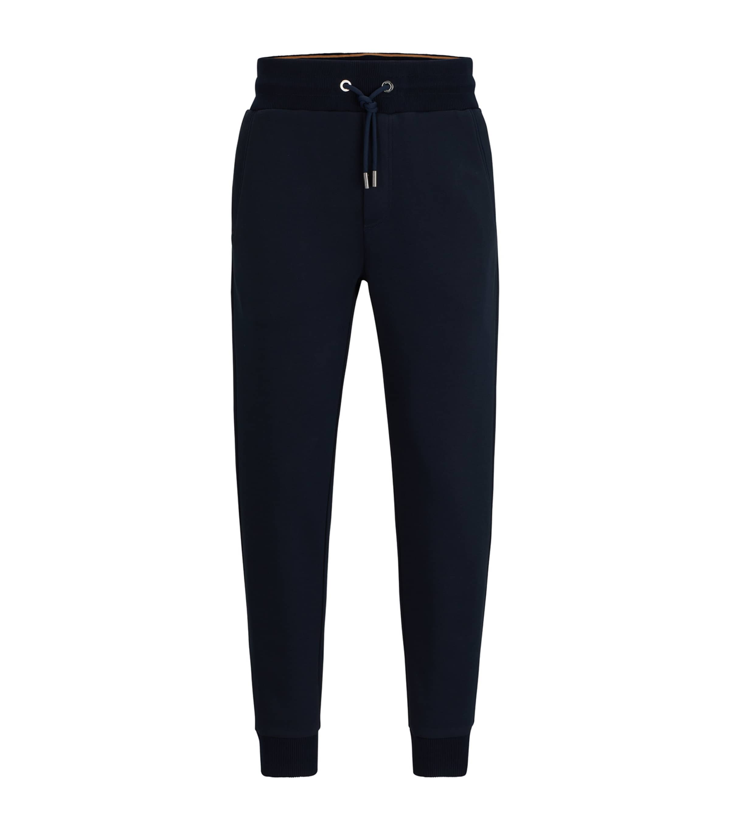 Shop Hugo Boss Cuffed Sweatpants In Blue