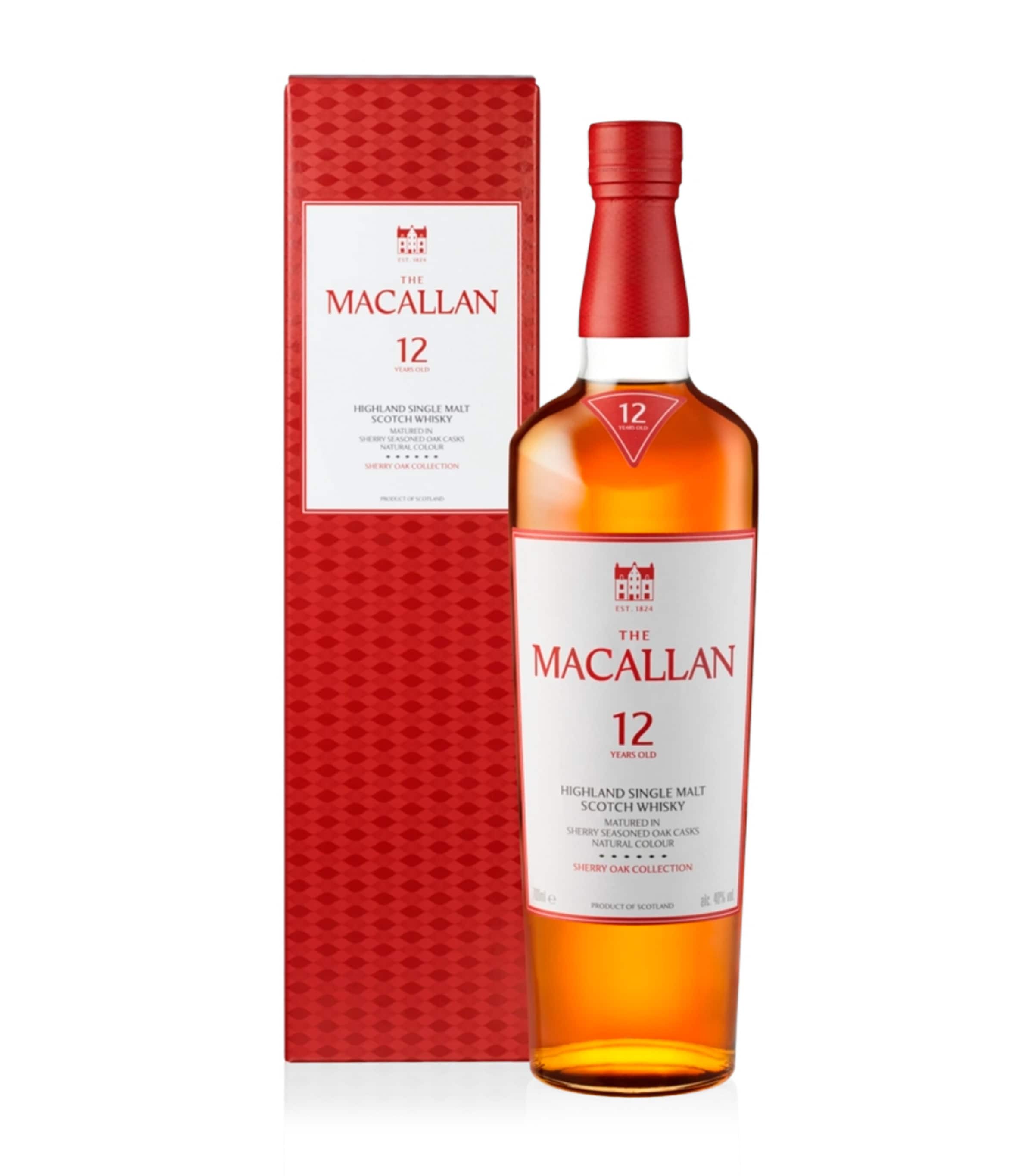 The Macallan 12-Year-Old Sherry Oak Cask Whisky (70cl) Image 1