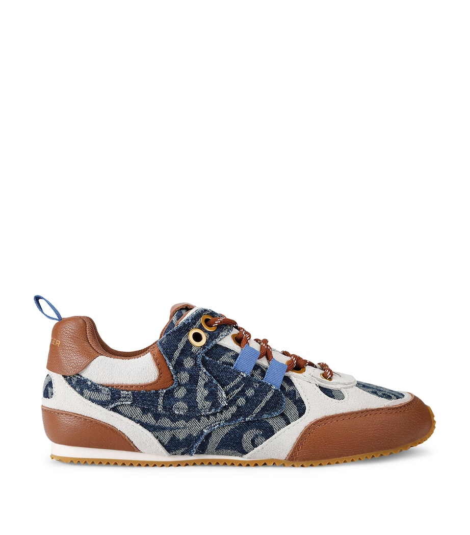 Kurt Geiger London Denim Slim Runner Sneakers Blue/pal.c Image 1