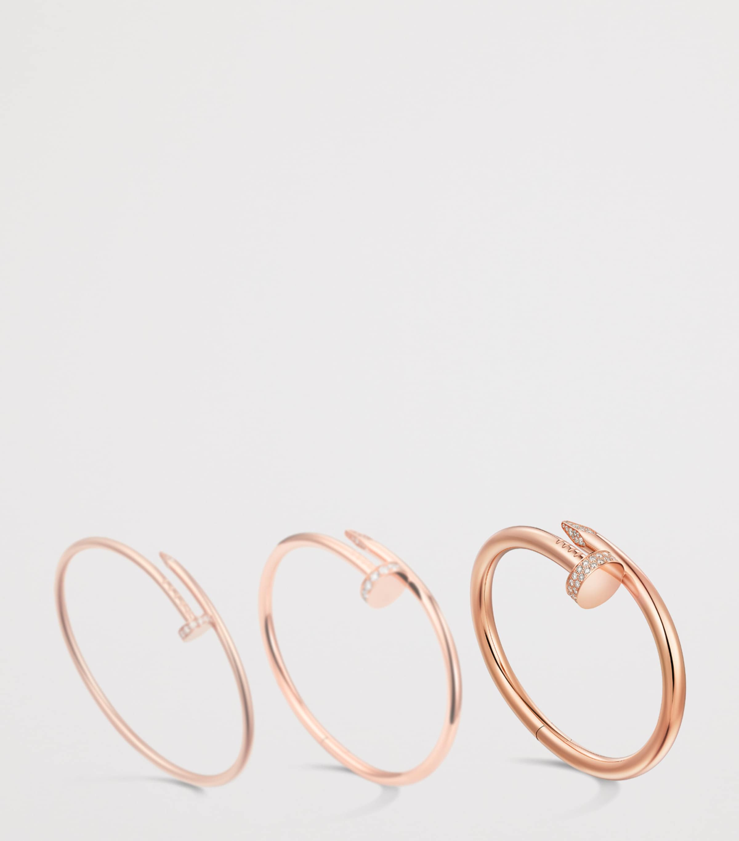 Cartier Rose Gold and Diamond Juste un Clou Bracelet Rose Gold Image 9
