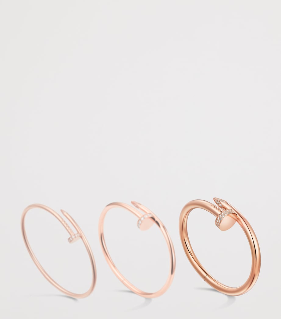 Cartier Rose Gold and Diamond Juste un Clou Bracelet Rose Gold Image 9