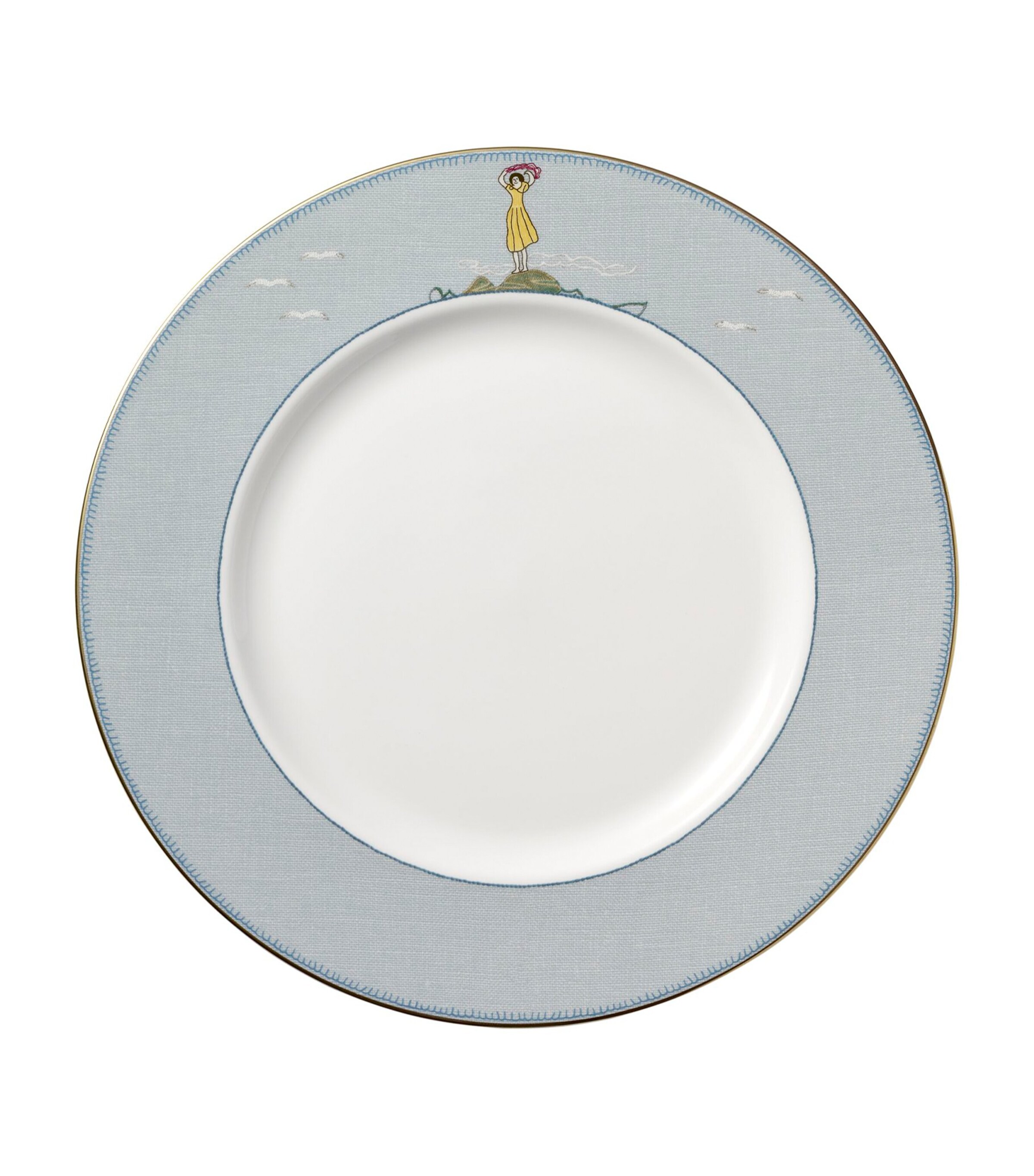 Wedgwood X Kit Kemp Sailor's Farewell Dinner Plate In Blue