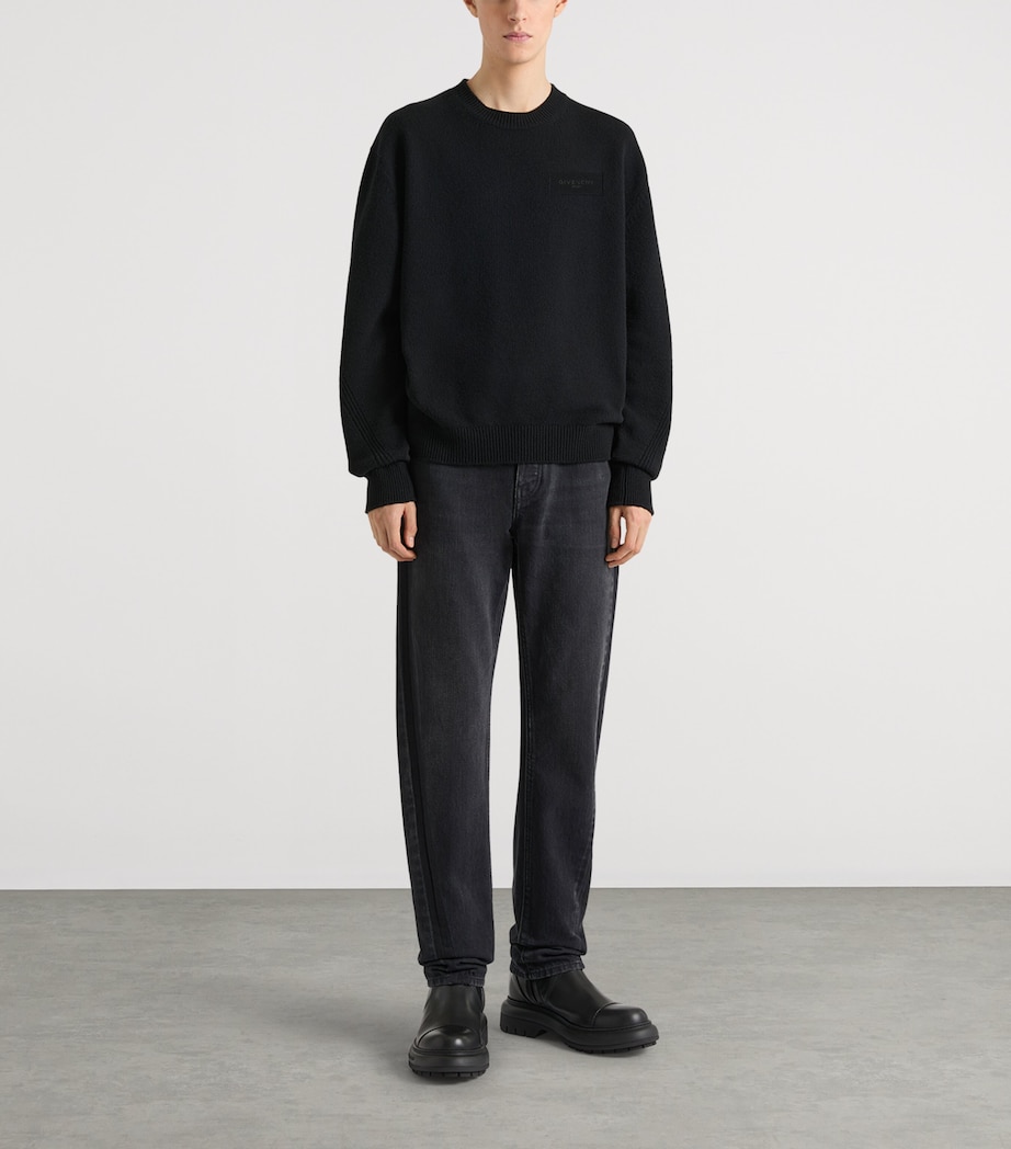 Givenchy Mens Wool-Cashmere Sweater Image 1