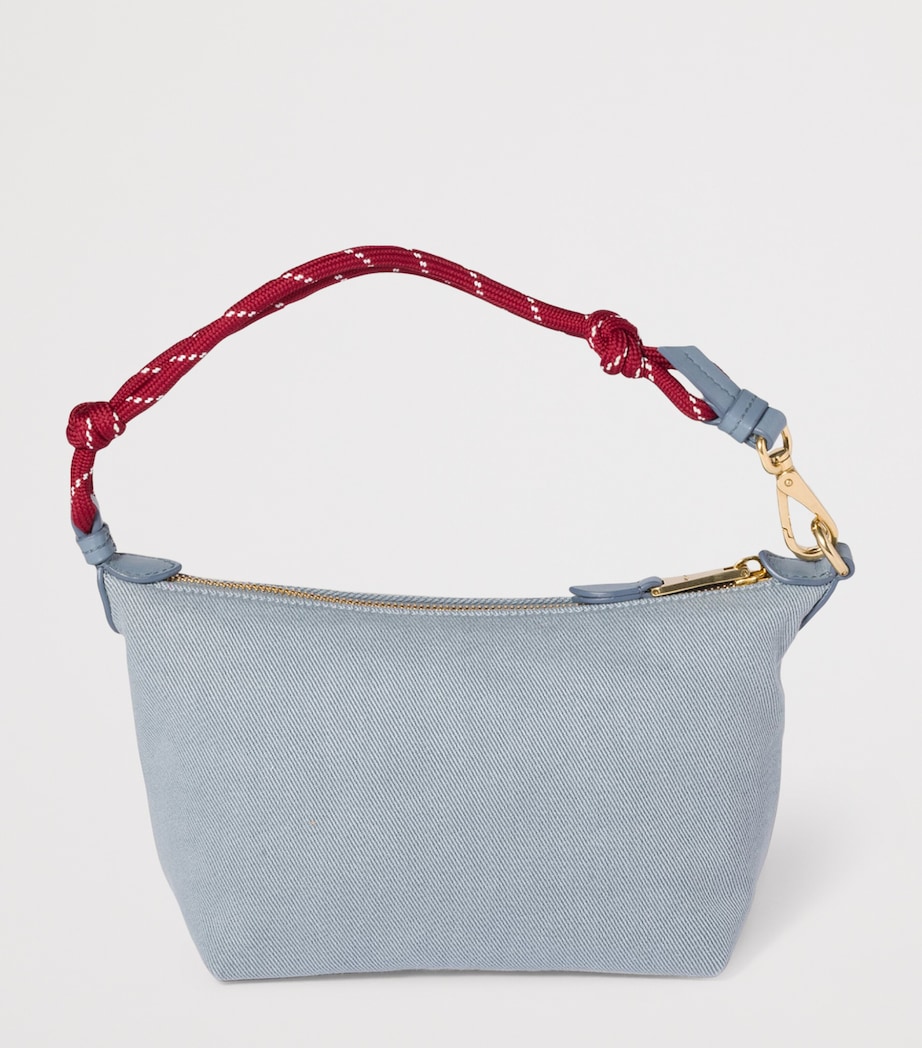 Miu Miu Cotton Gabardine Logo Pouch Image 3