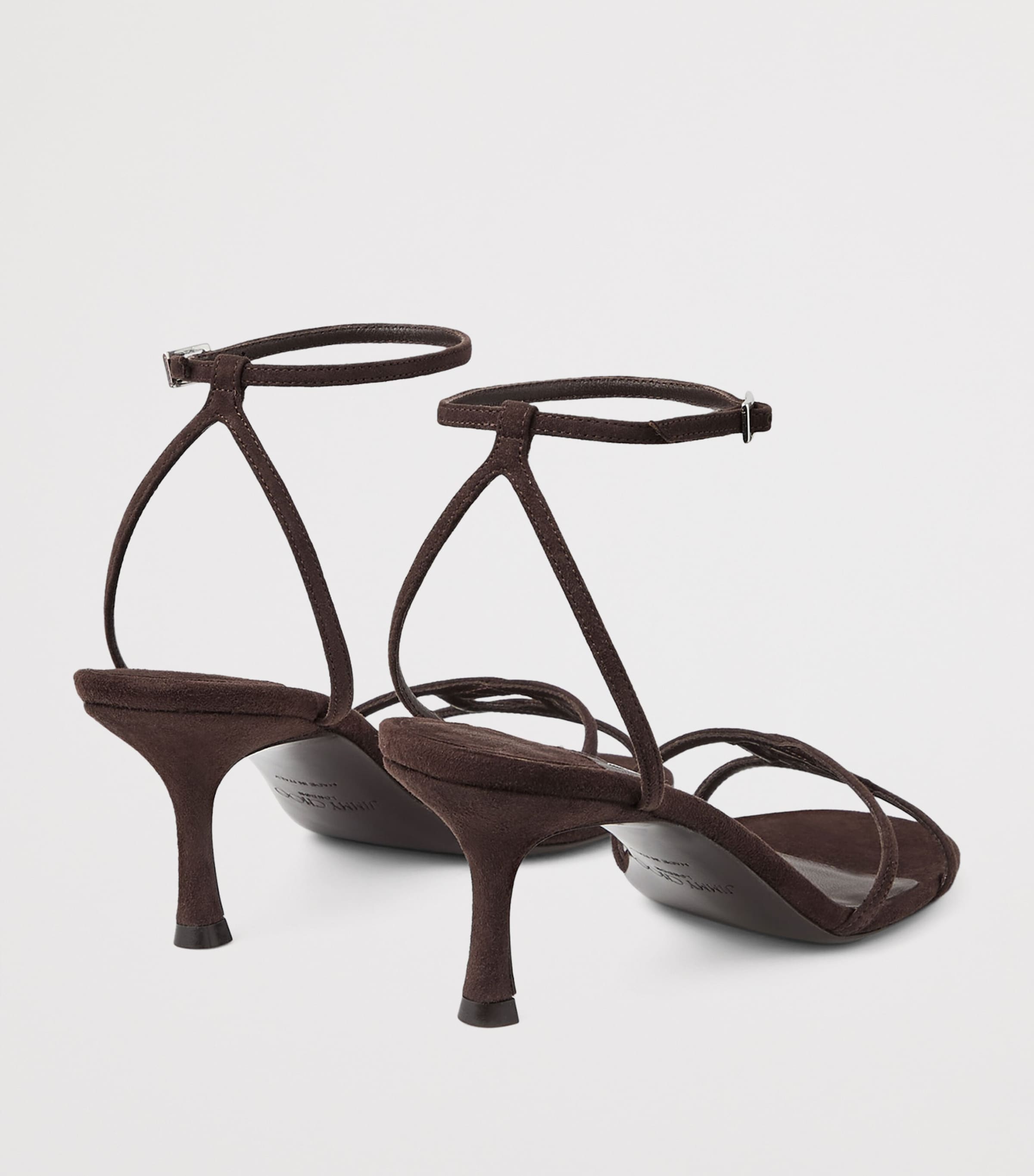 Jimmy Choo Leo 1998 65 Leather Heeled Sandals | Harrods US