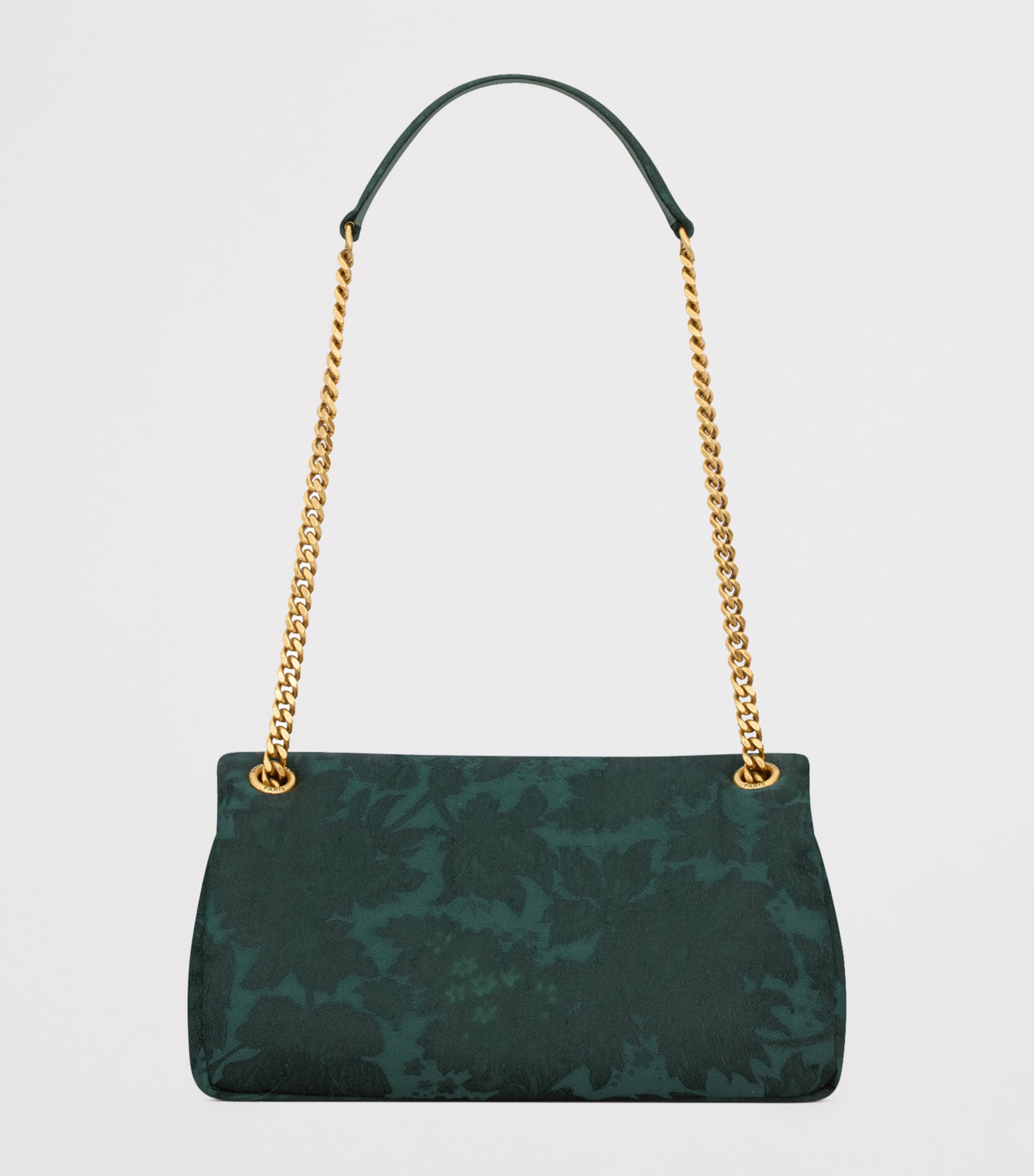 Saint Laurent Small Floral Jacquard Calypso Shoulder Bag