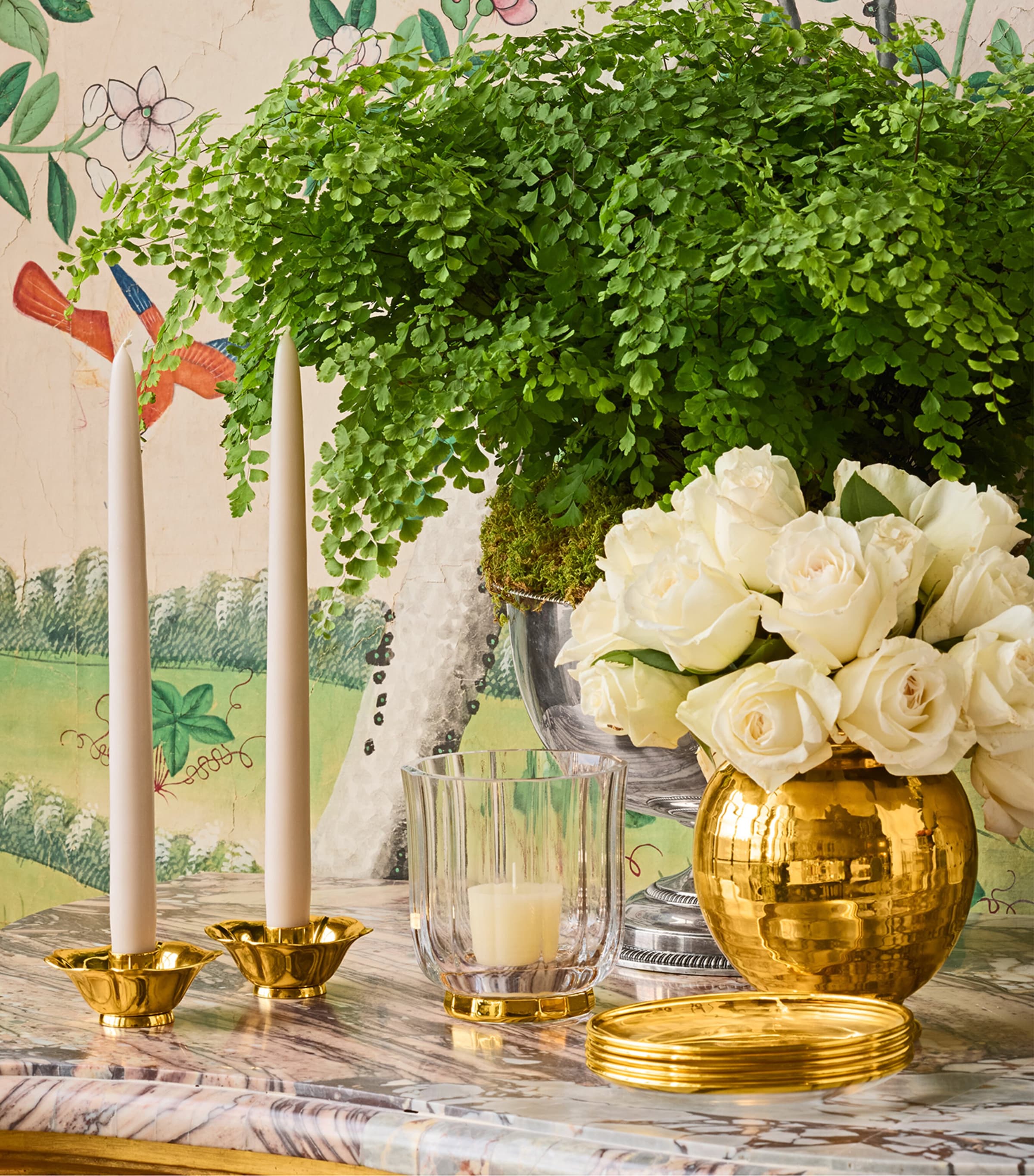 Aerin Crystal Delmara Candle Holder (12cm) Clear Image 2