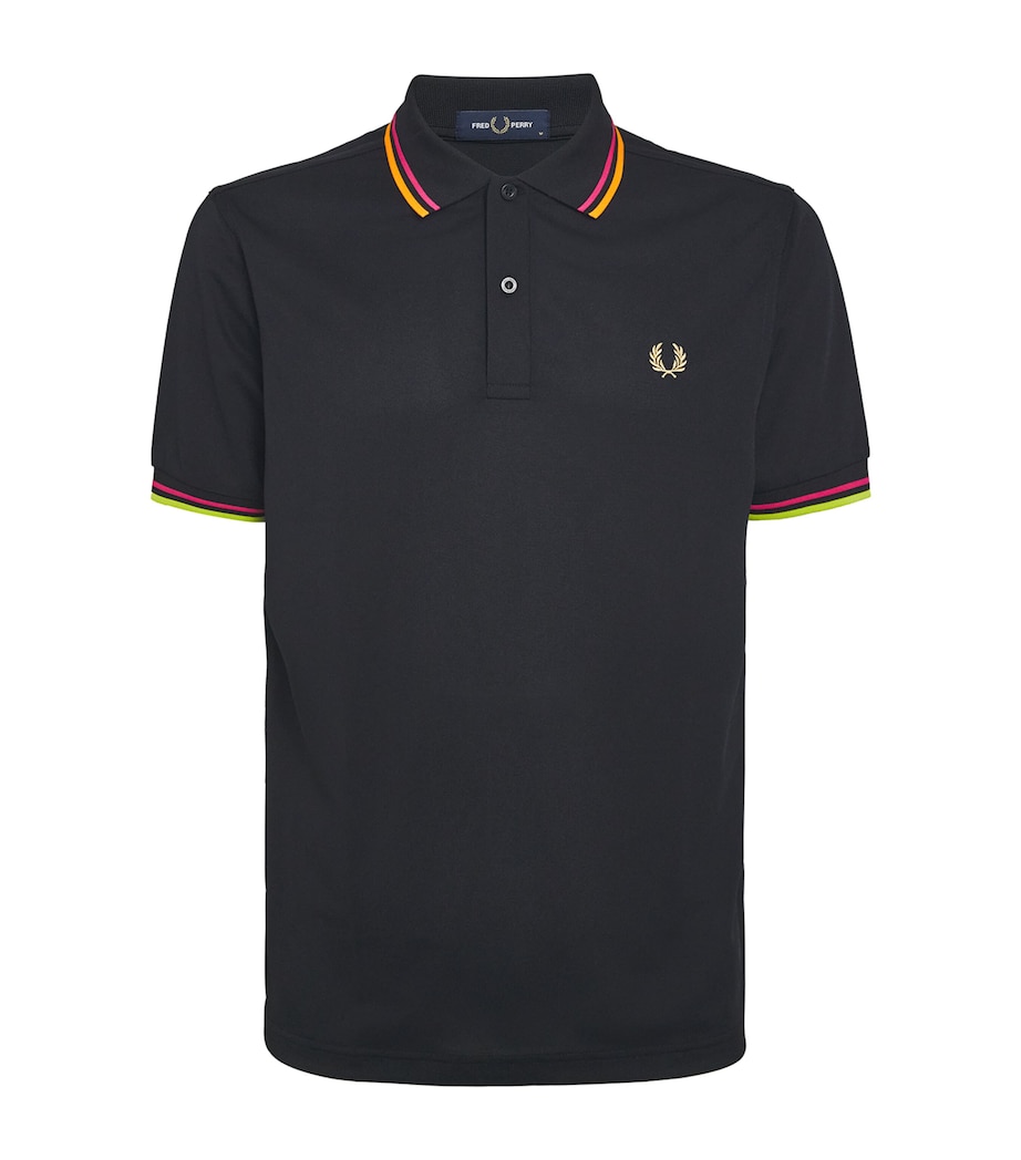 Twin Tipped Polo Shirt 102-BLACK Image 1