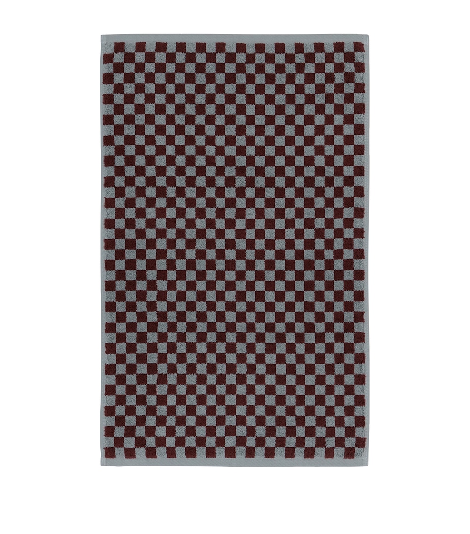 BAINA Organic Cotton Beppu Bath Mat (50cm x 80cm) Cement / Rhus Image 2
