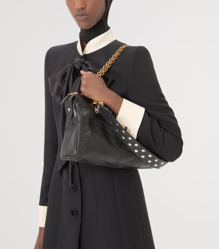 Wool-Silk Crepe Mini Shirt Dress CFD Image 2