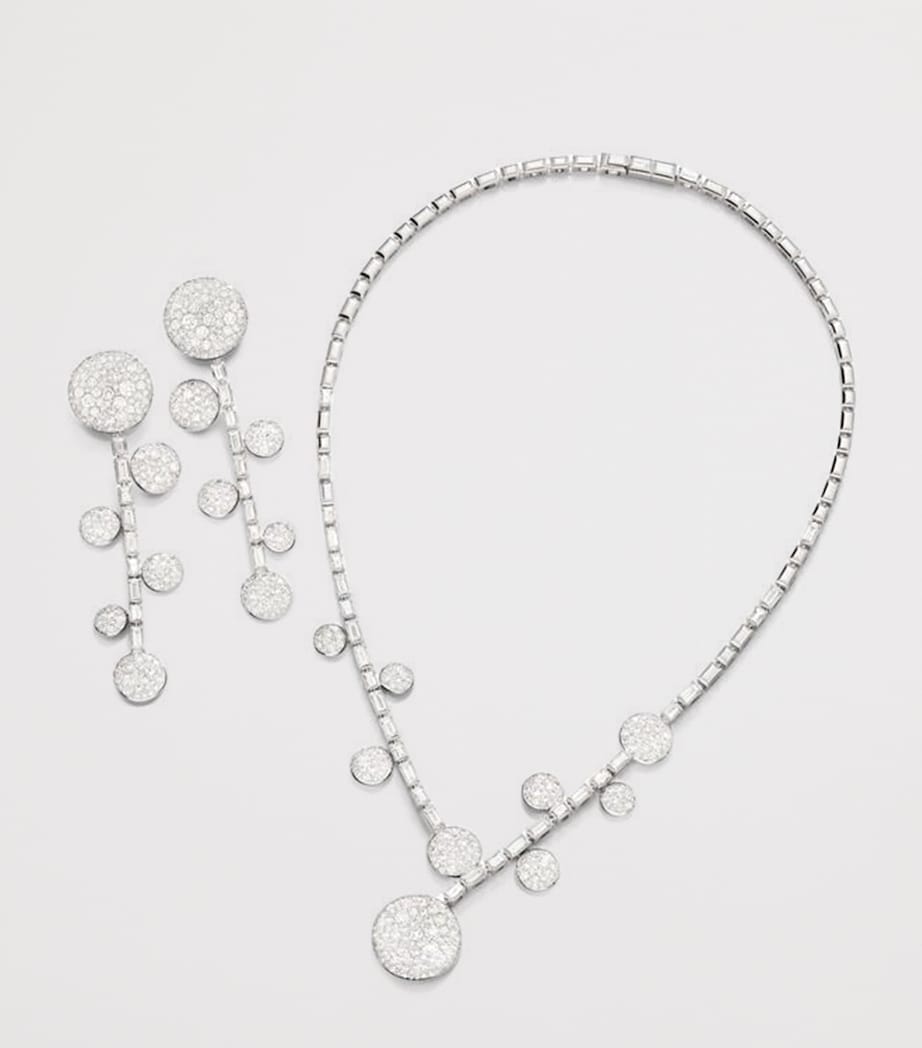 White Gold and Diamond Sabbia Earrings DB000 Image 2