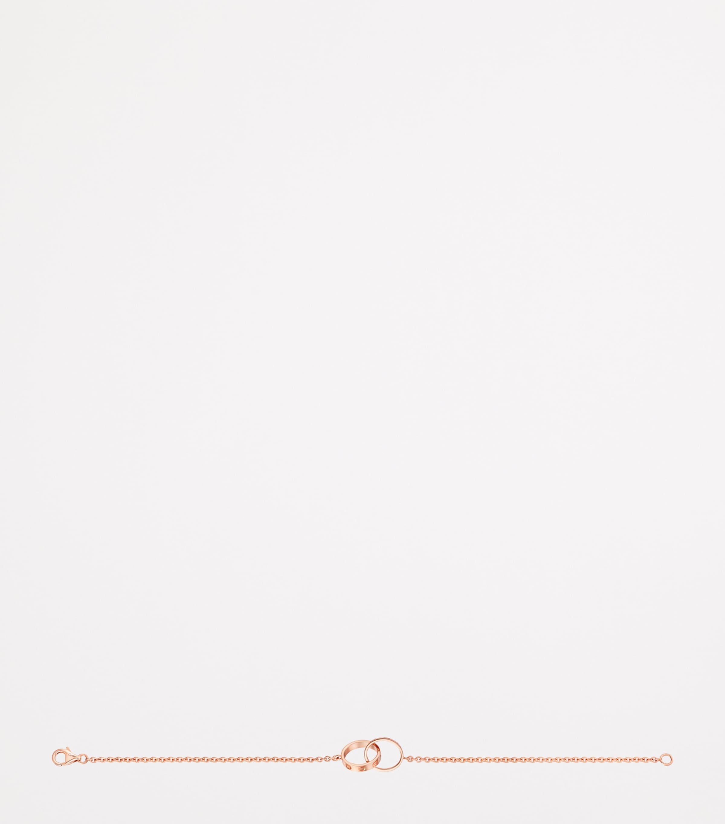 Cartier Rose Gold LOVE Chain Bracelet Rose Gold Image 7